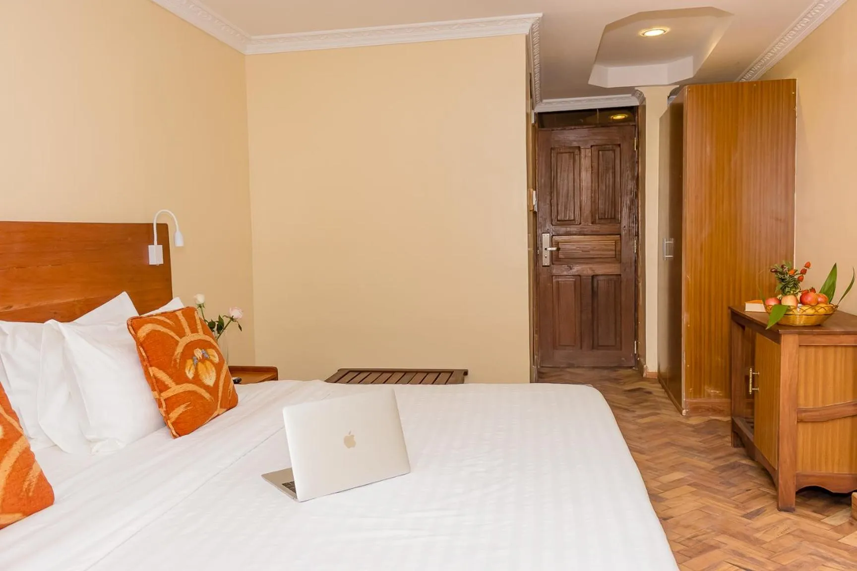 Bed in The Glacier Hotel Nanyuki