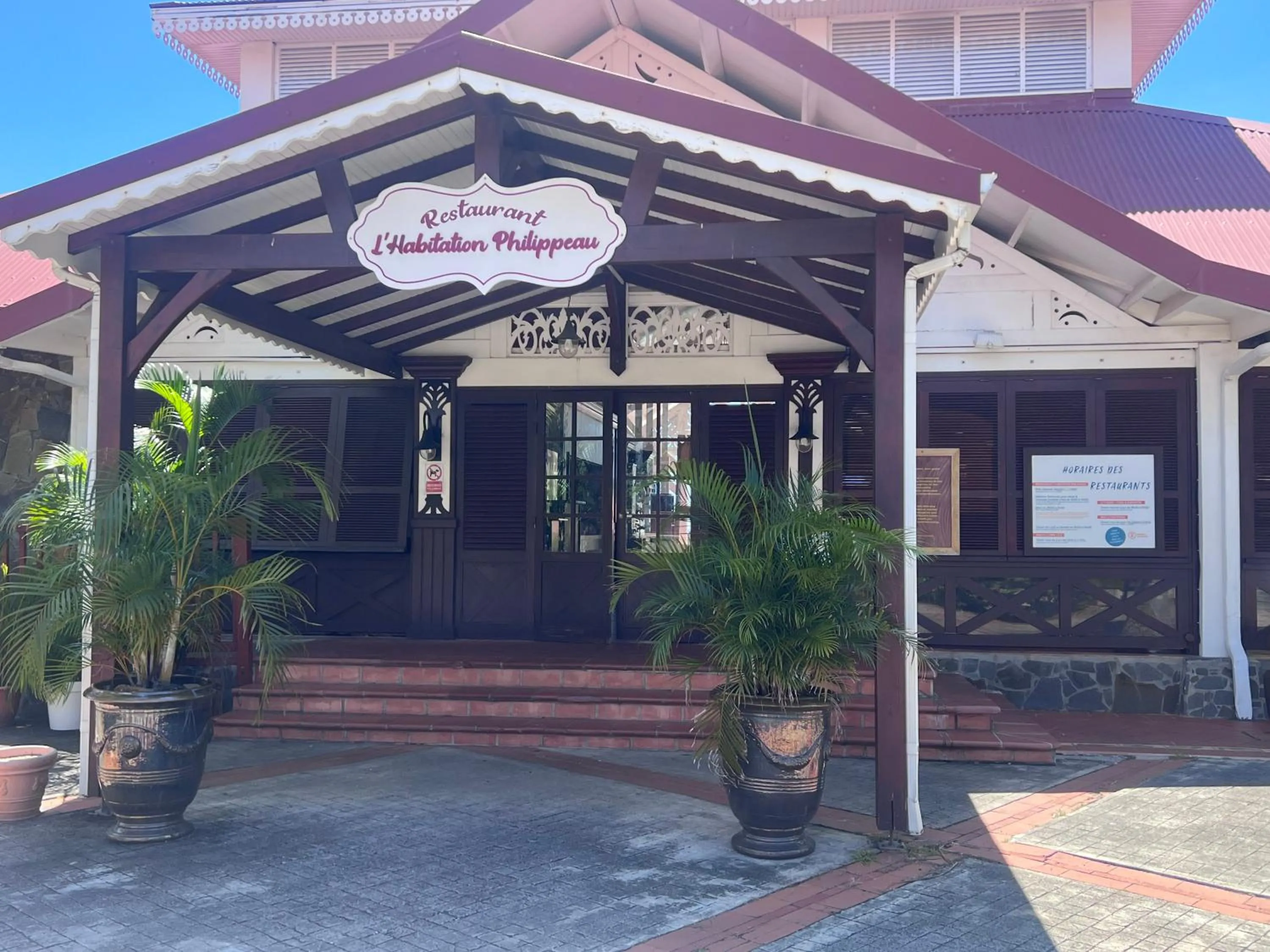 Restaurant/places to eat in cœur d hibiscus P&V