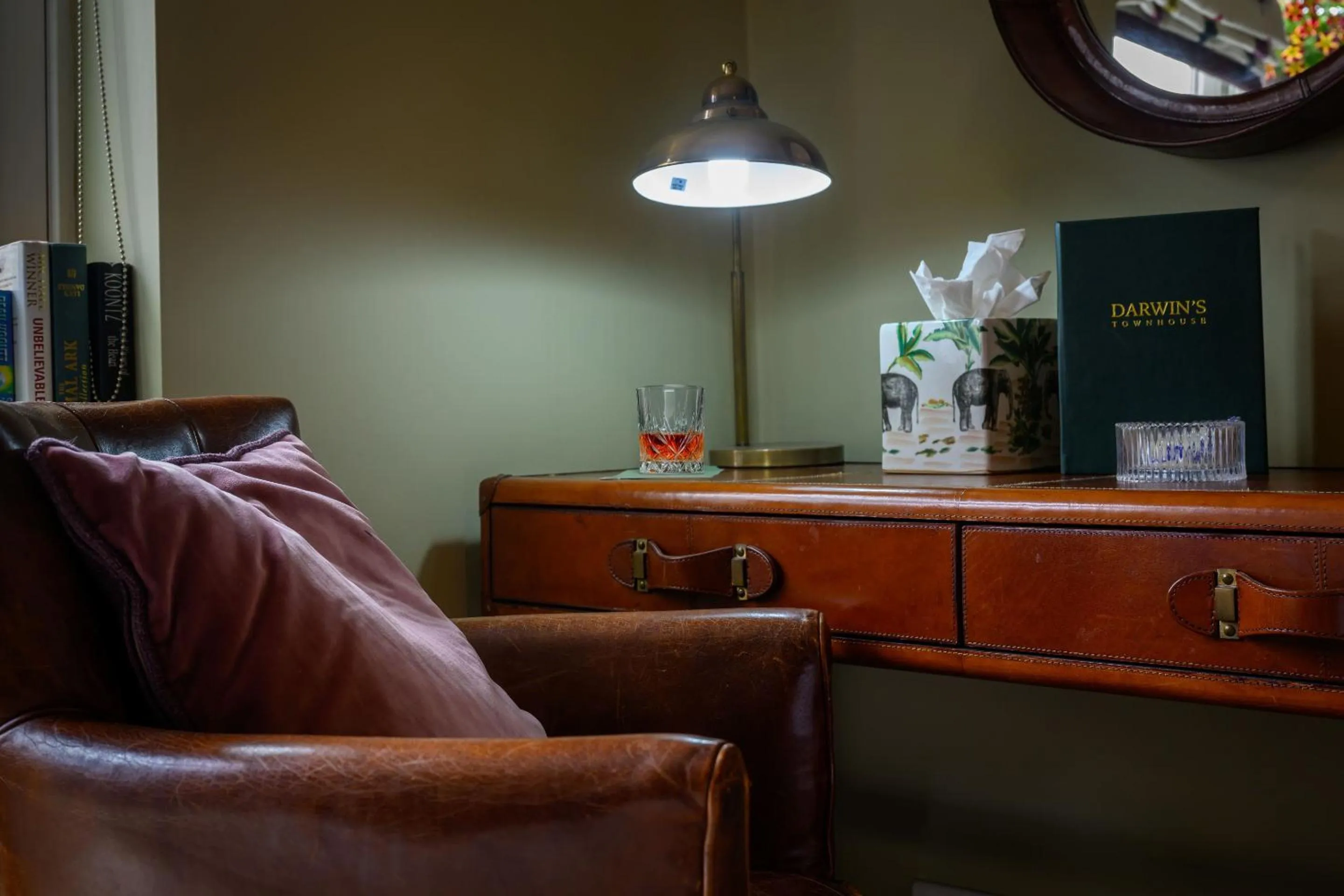 Bedroom in Darwin's Townhouse