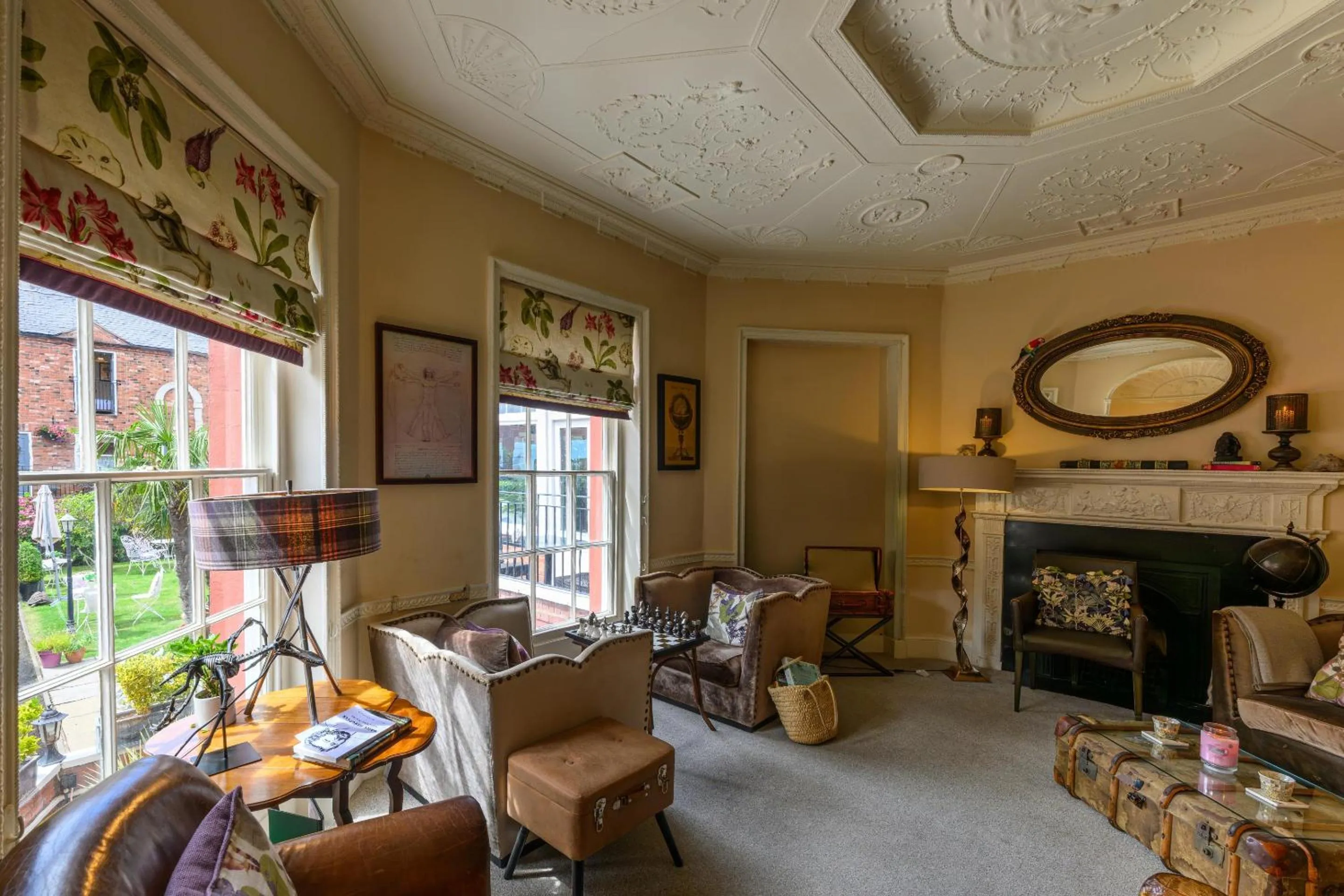 Living room in Darwin's Townhouse