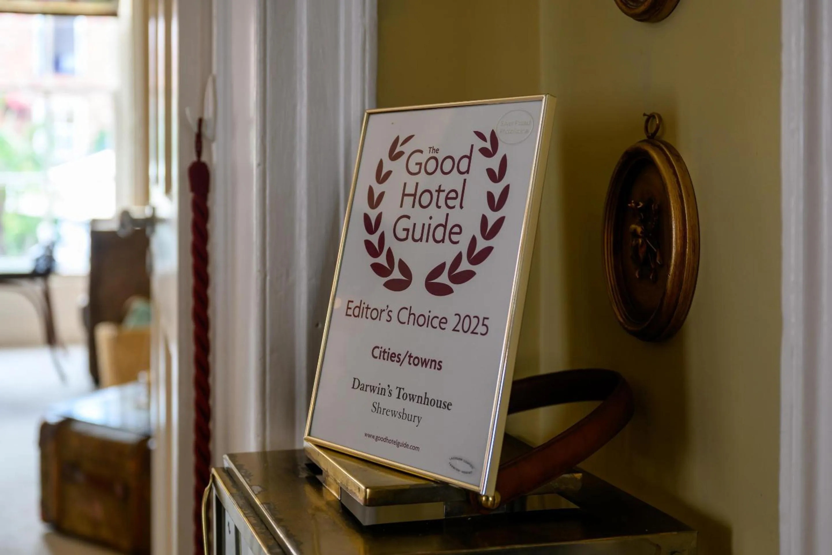 Lobby or reception in Darwin's Townhouse