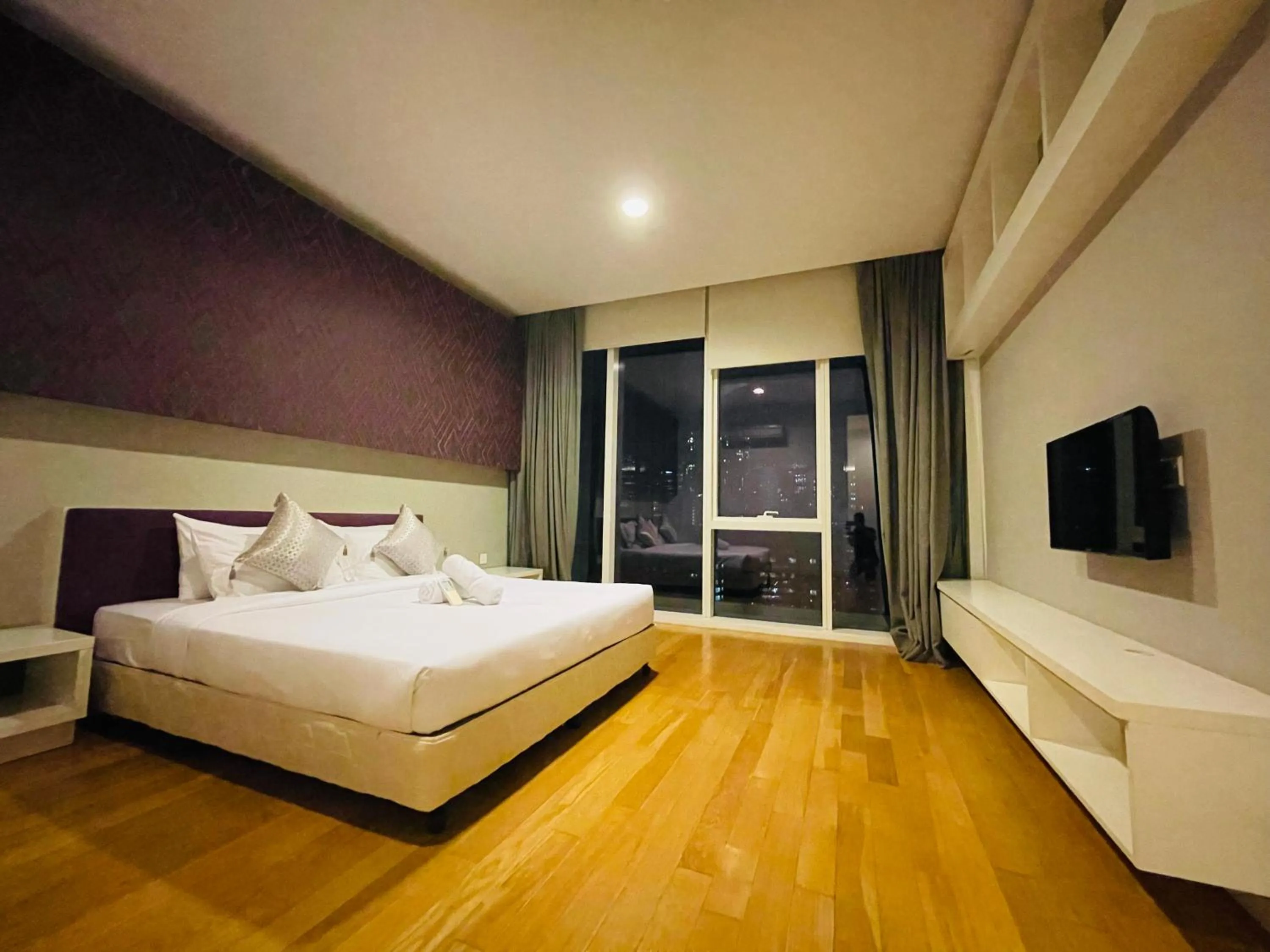 Bed in Castle Quest Residence