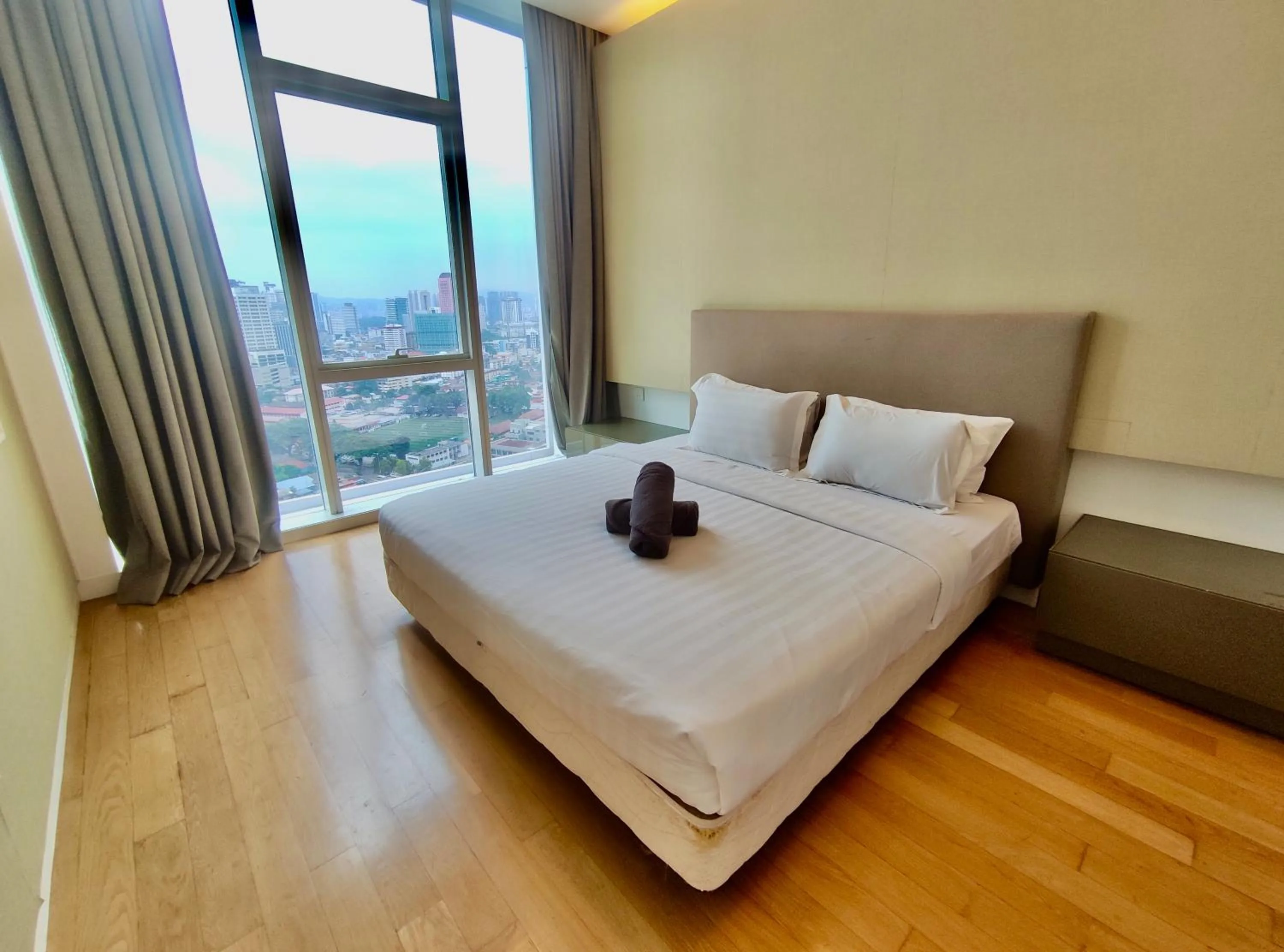 Bed in Castle Quest Residence