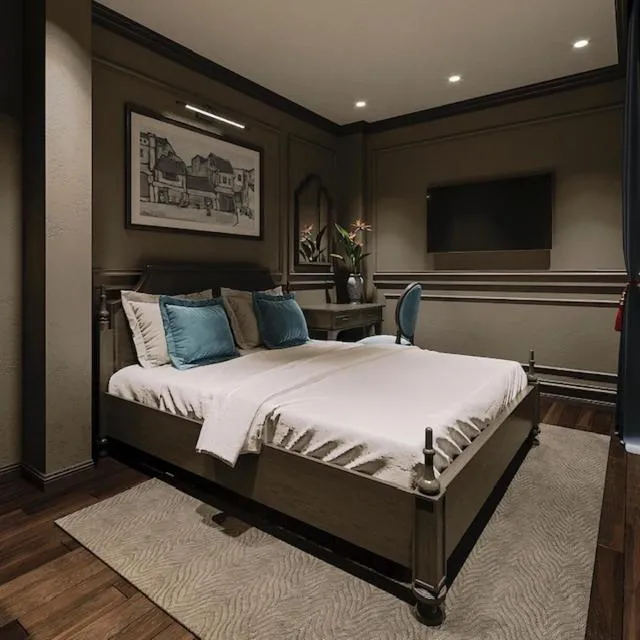 Bed in Casa Dos Príncipes Hotel & Spa