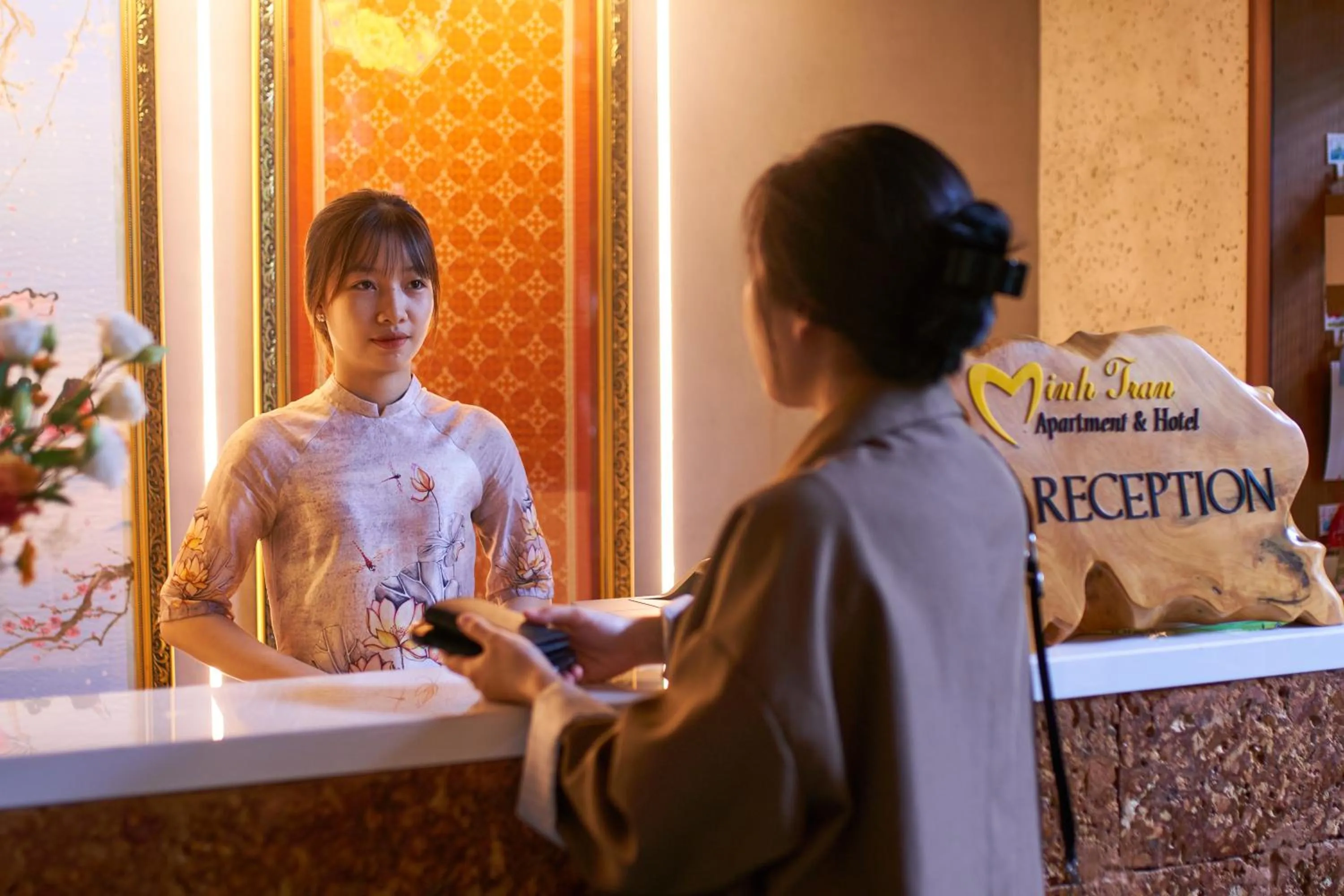 Lobby or reception in MTR Apartment & Hotel