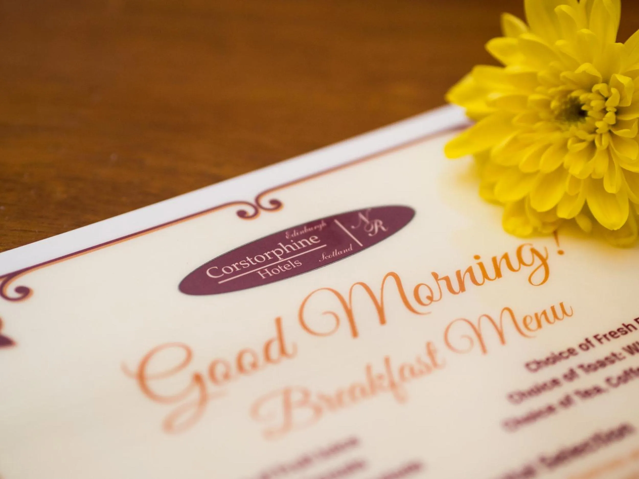 Breakfast in Corstorphine Lodge Hotel