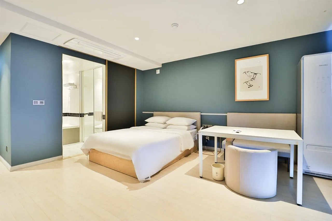 Bed in Brown Dot Hotel Ulsan Samsan