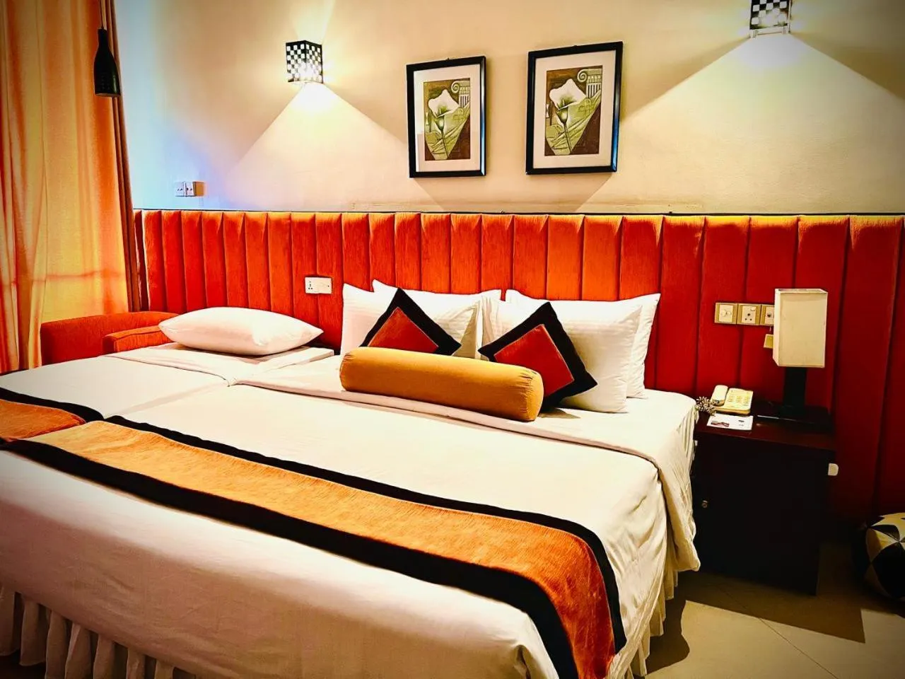 People, Bed in Laya Beach