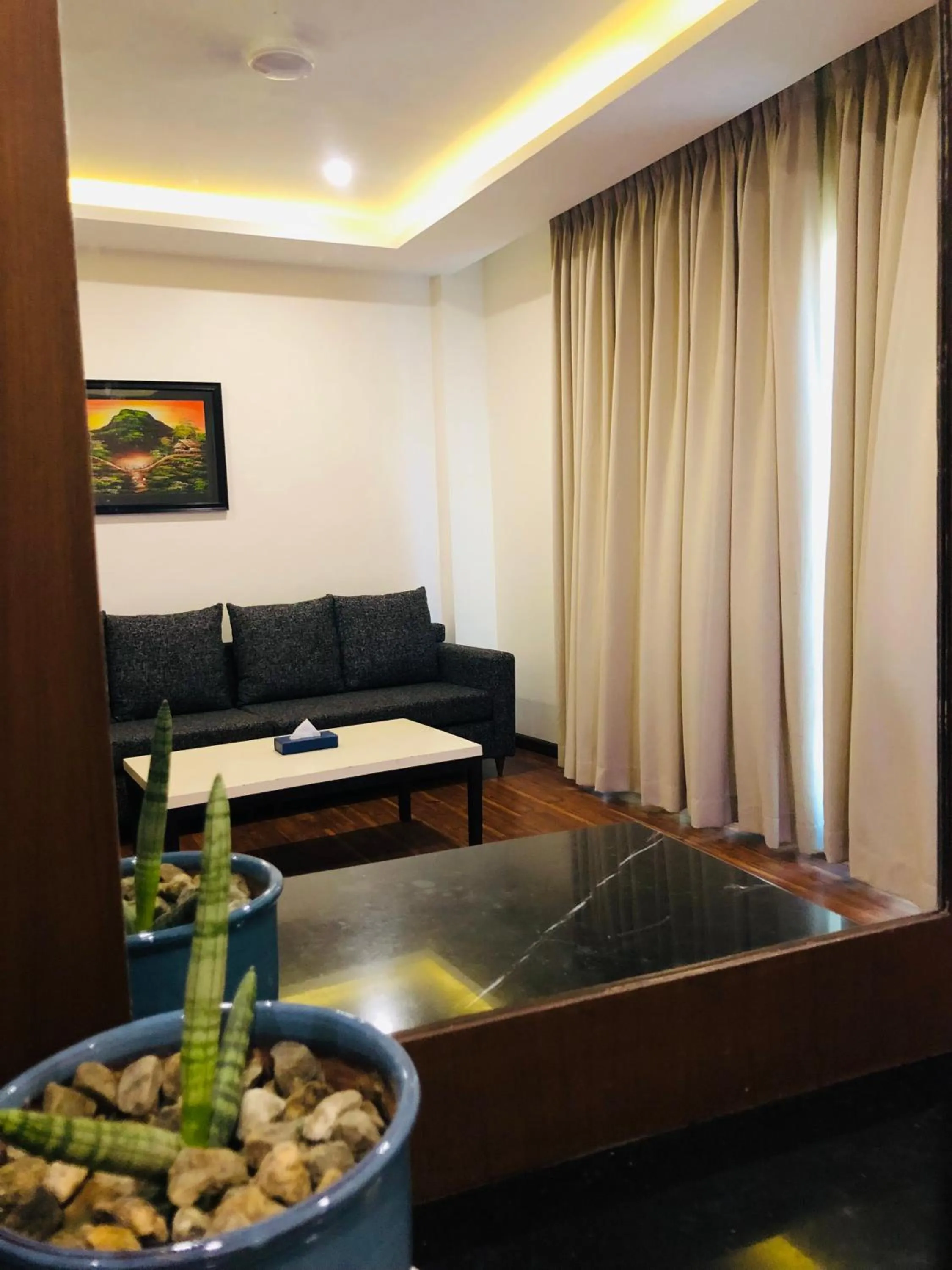 Living room in Nepalirika Hotel Biratchowk