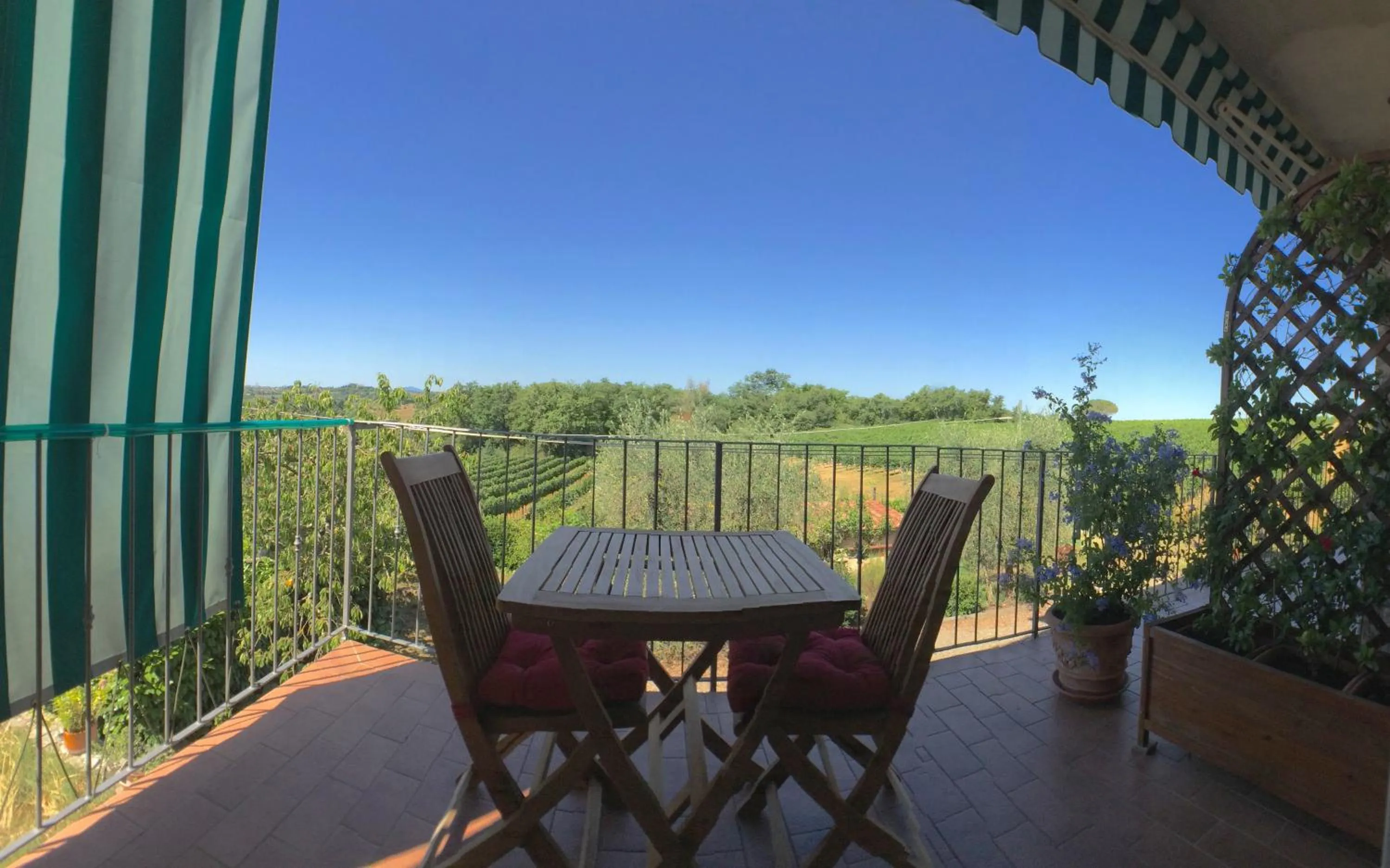 Balcony/Terrace in B&B Casa Certosa