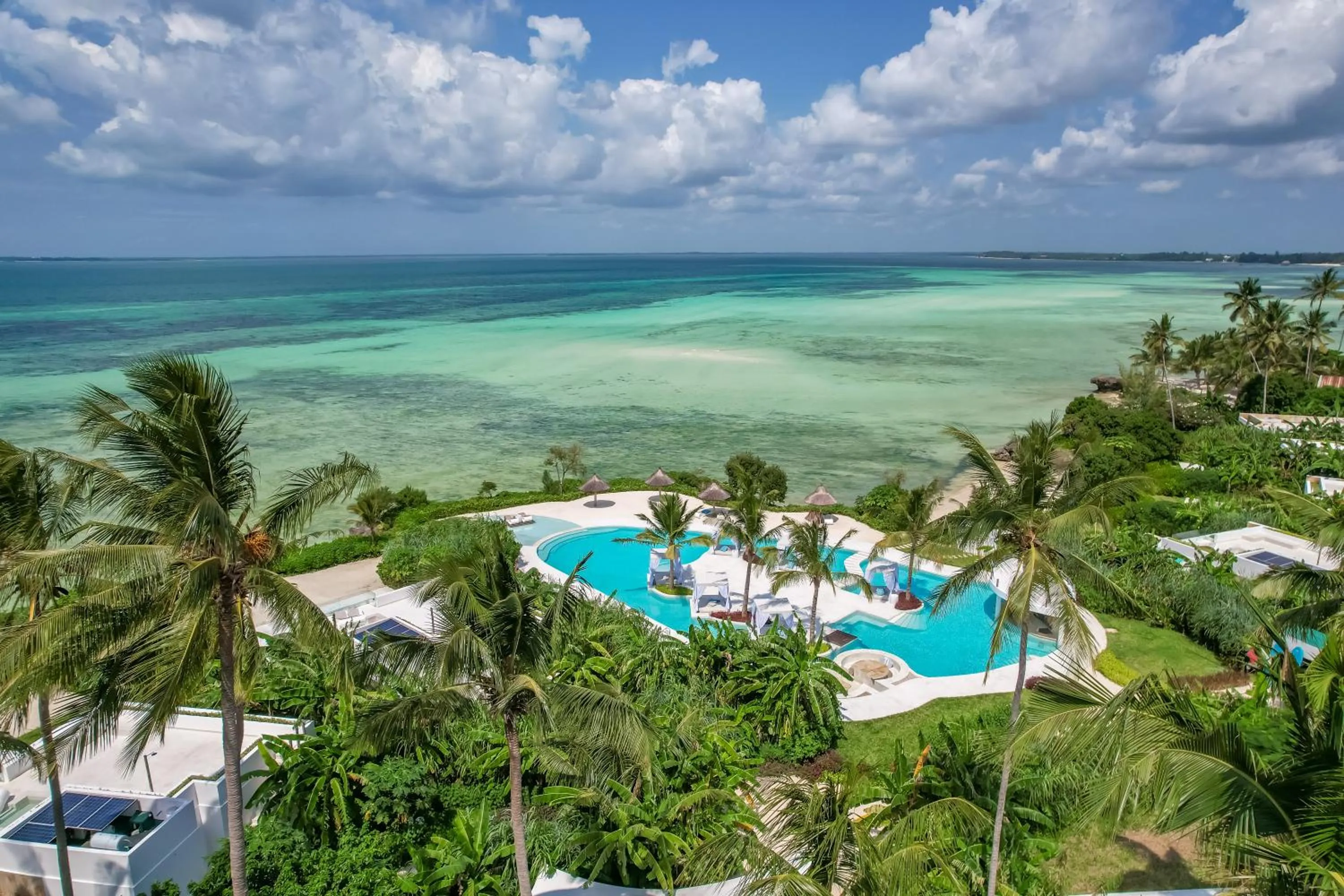 Pool view in Ycona Eco-Luxury Resort, Zanzibar