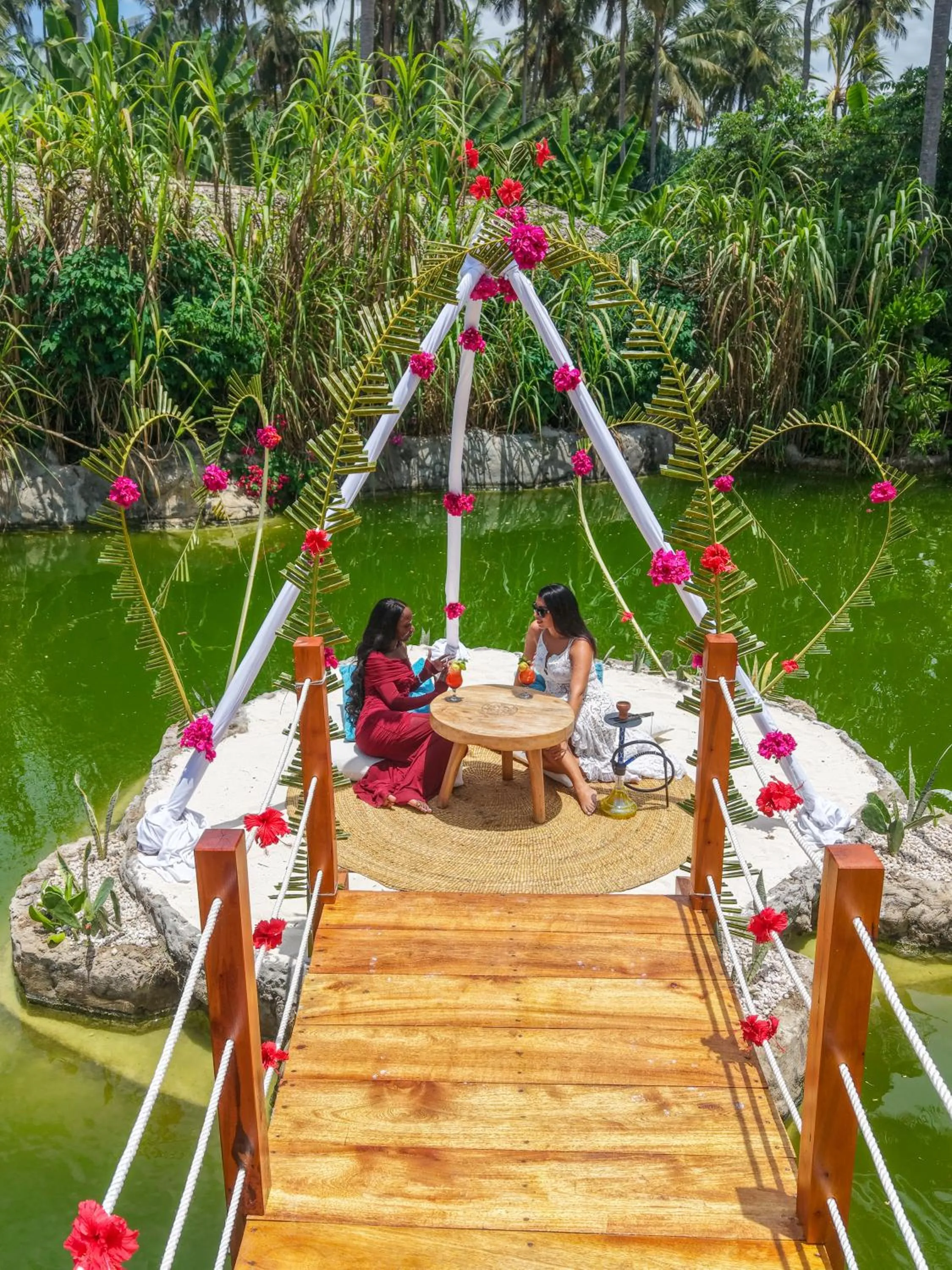 Lake view in Ycona Eco-Luxury Resort, Zanzibar