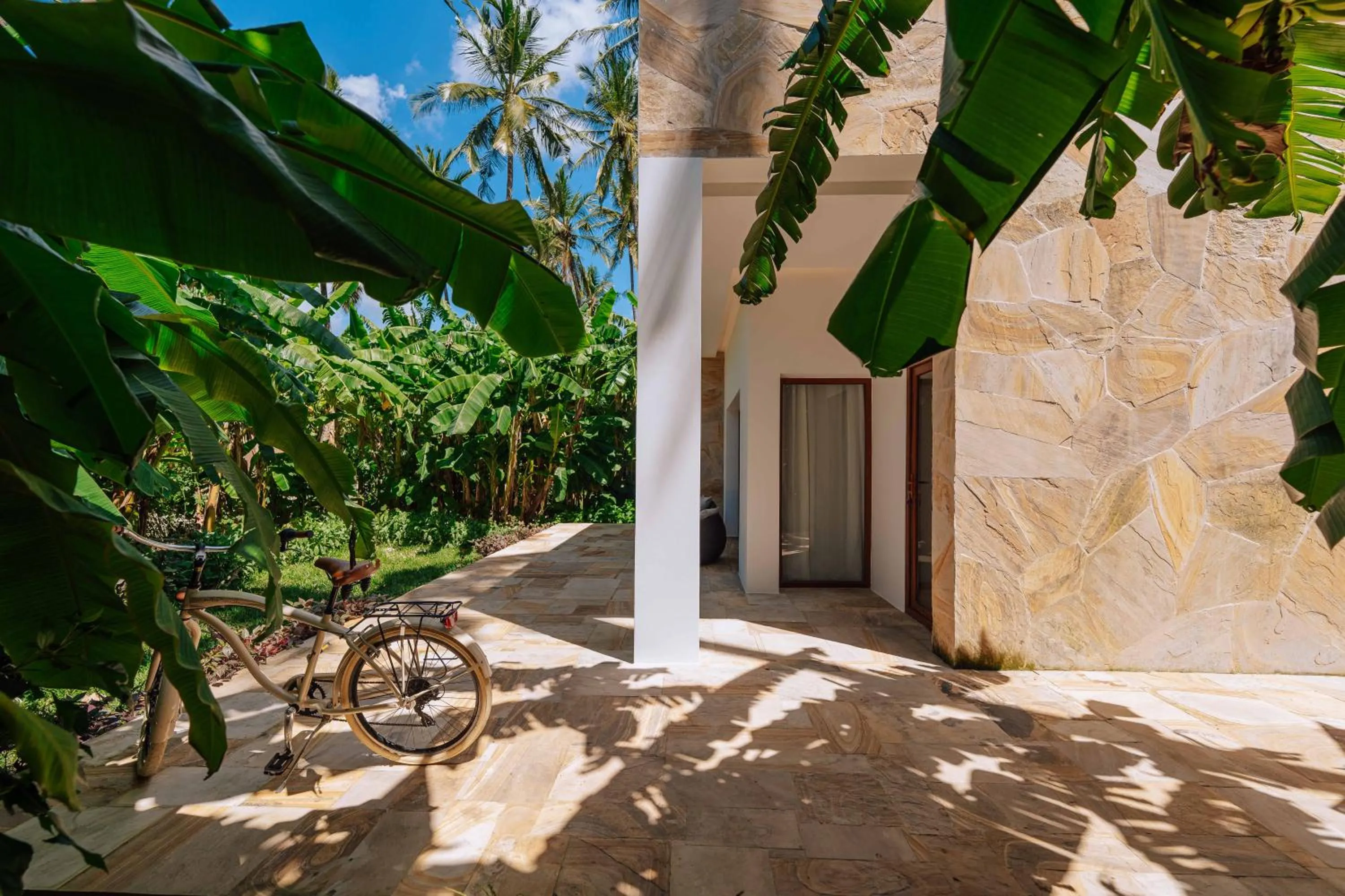 Garden view in Ycona Eco-Luxury Resort, Zanzibar