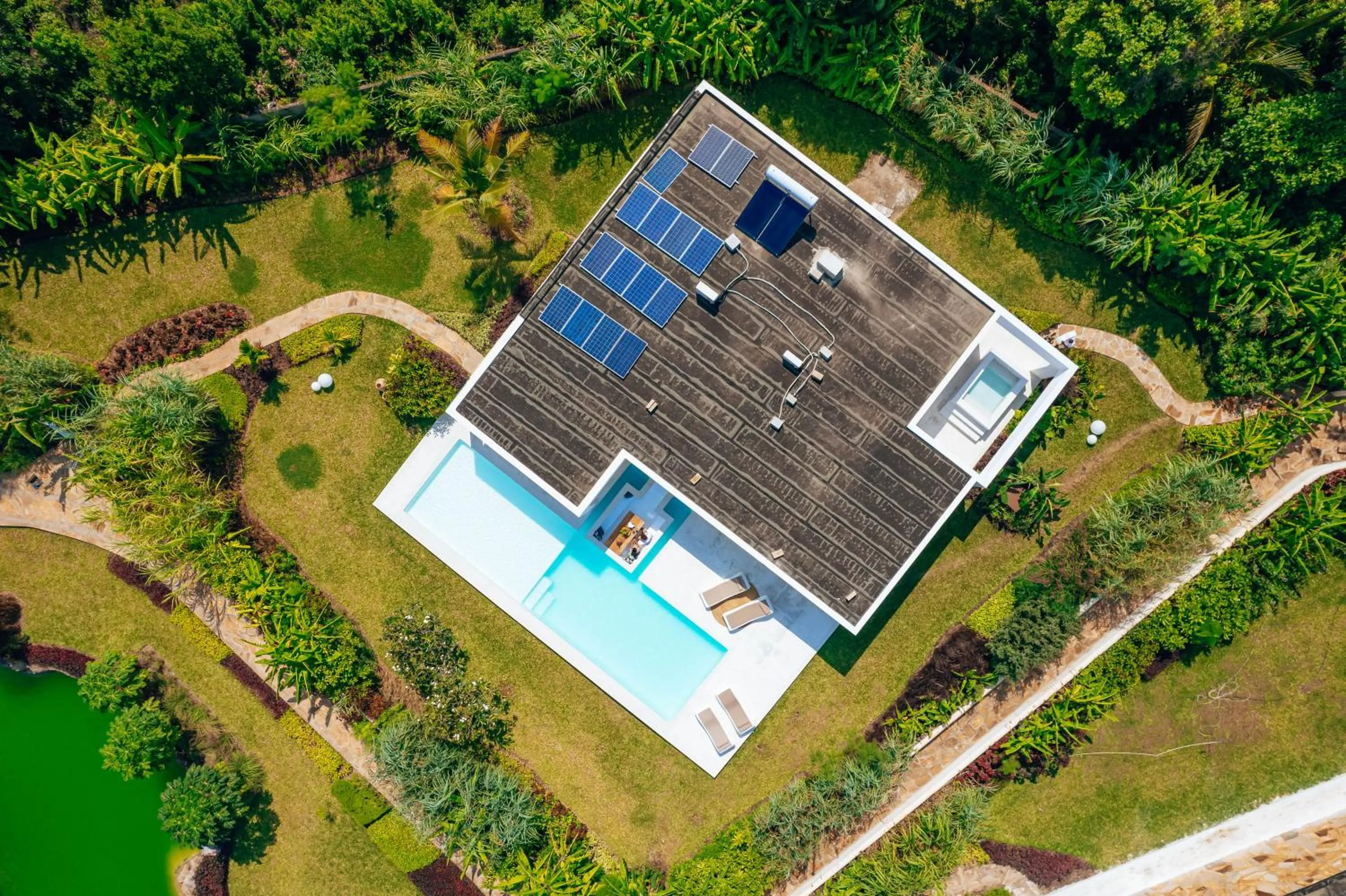 Bird's eye view in Ycona Eco-Luxury Resort, Zanzibar