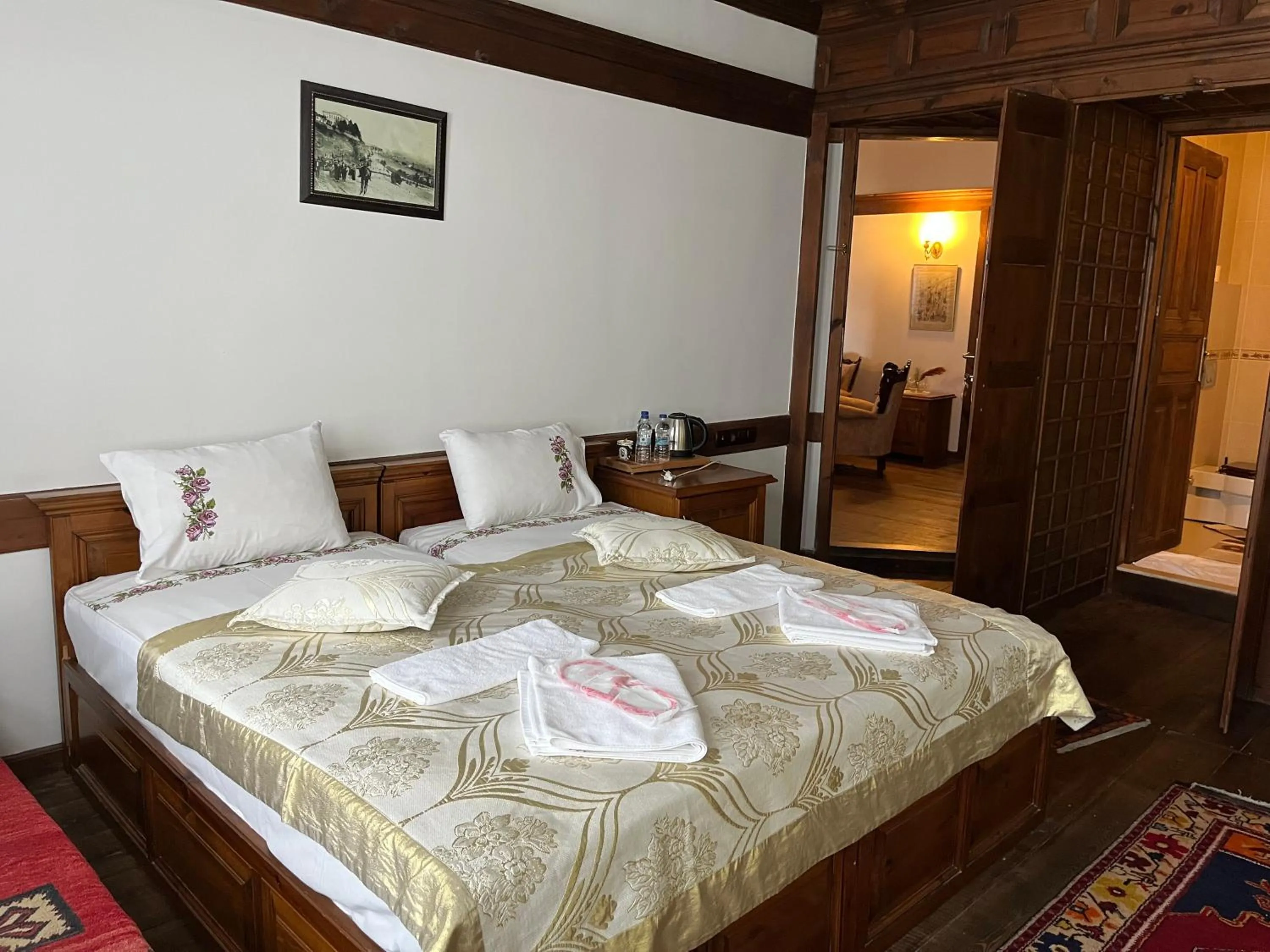 Bed in Leyla Hanım Konağı