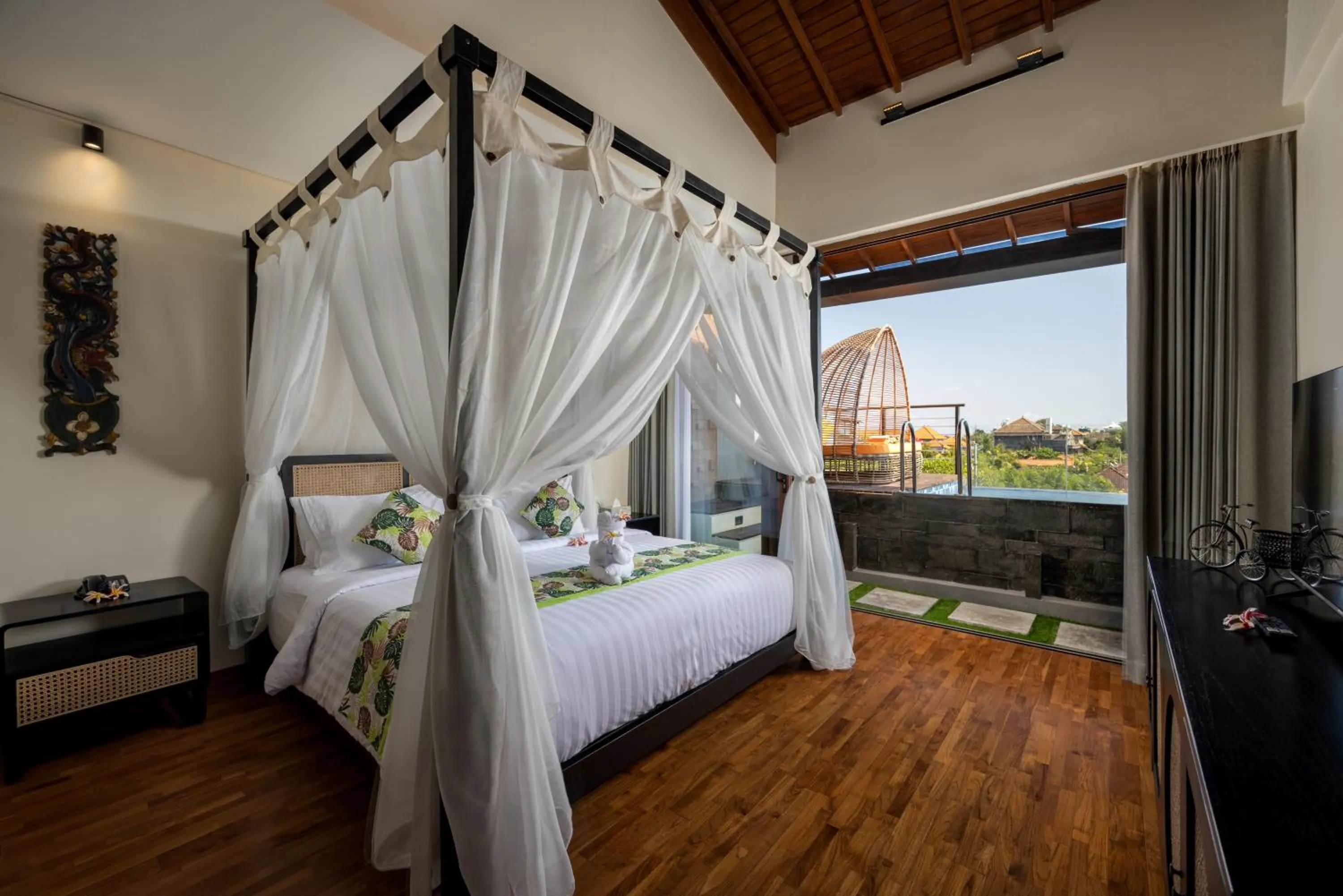 Bed in Mokko Suites Batubelig