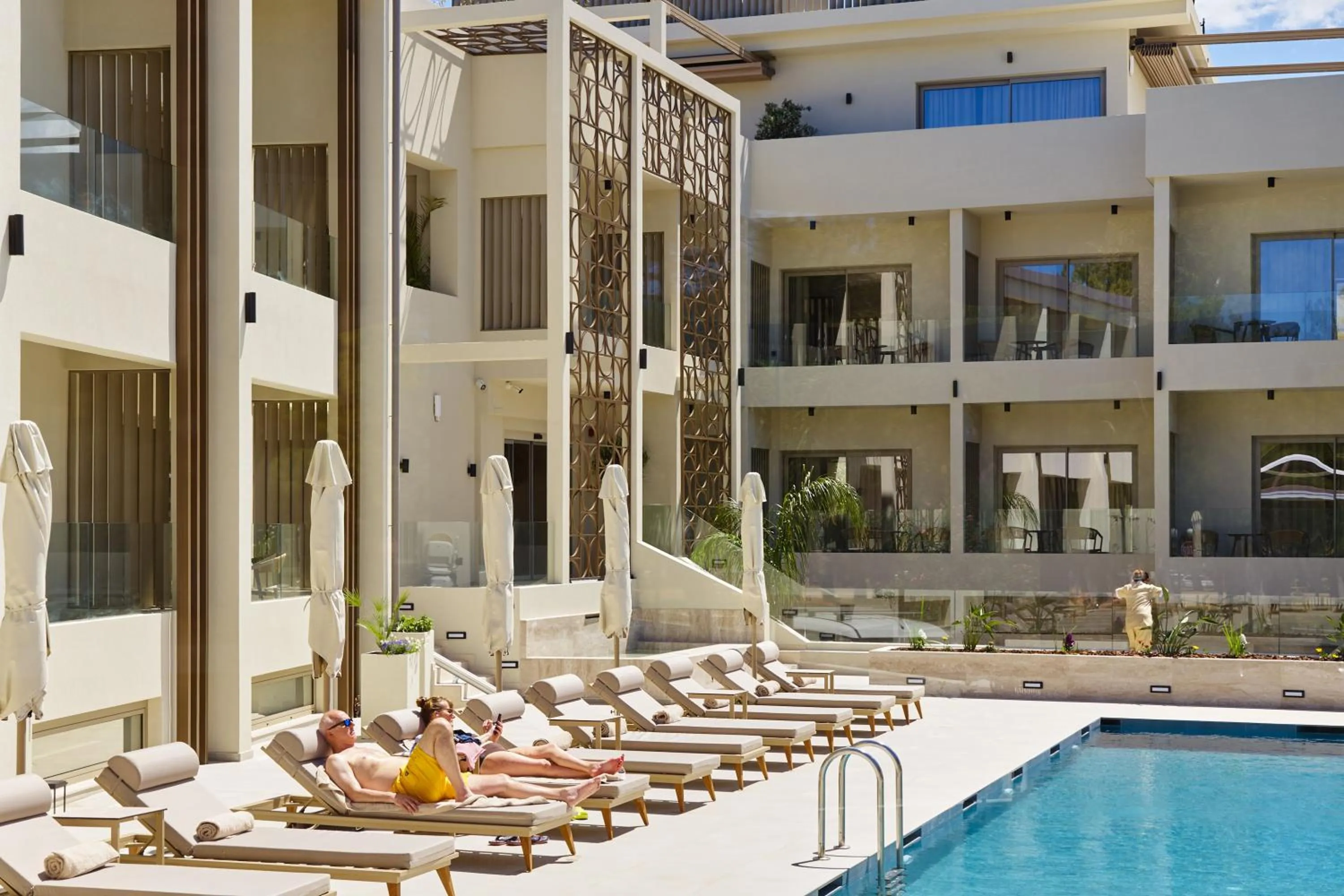 Swimming pool in Inea Sole Boutique Hotel