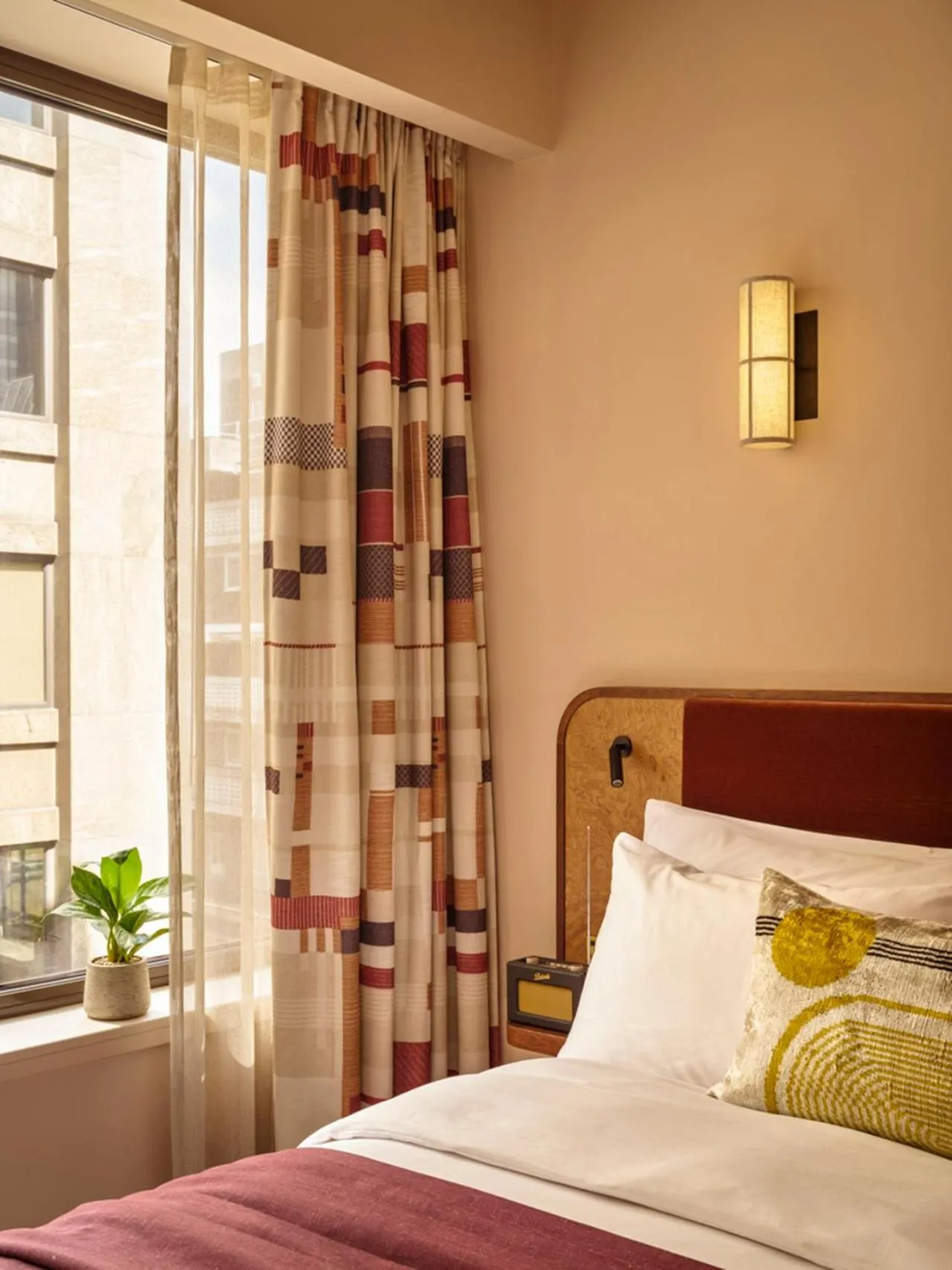 Bedroom, Bed in Sir Devonshire Square Hotel, part of Sircle Collection