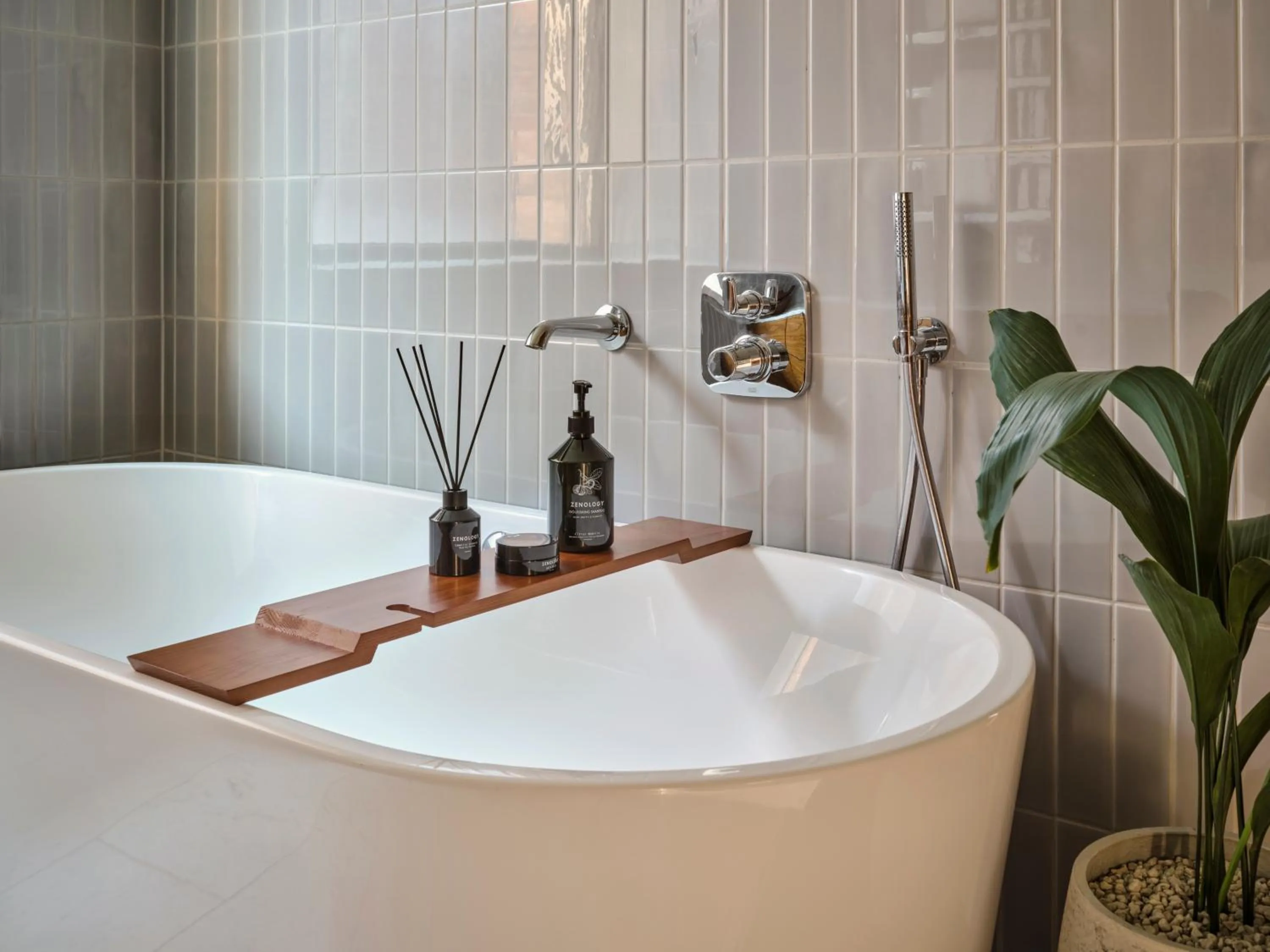 Bathroom in Sir Devonshire Square Hotel, part of Sircle Collection