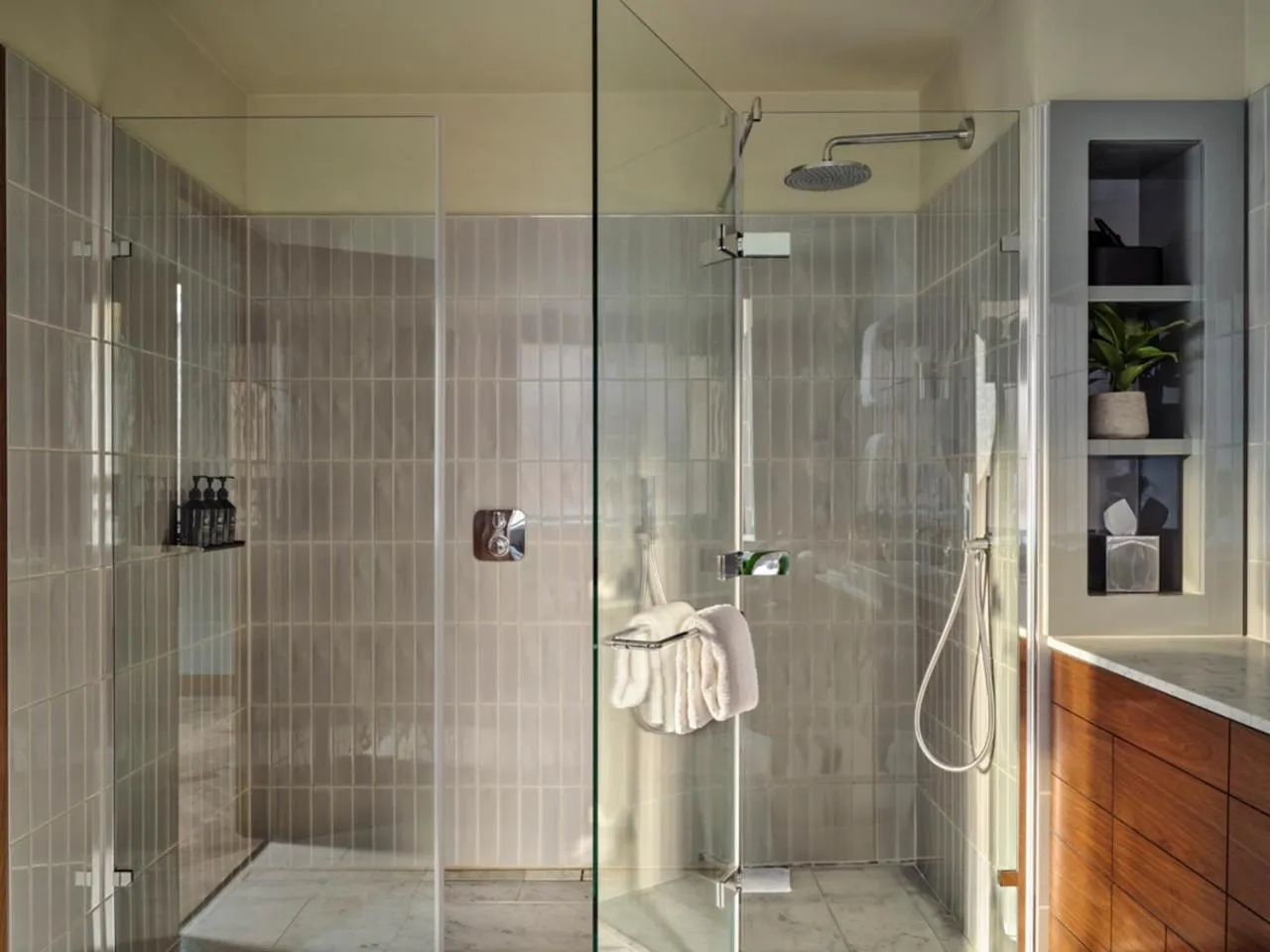Bathroom in Sir Devonshire Square Hotel, part of Sircle Collection