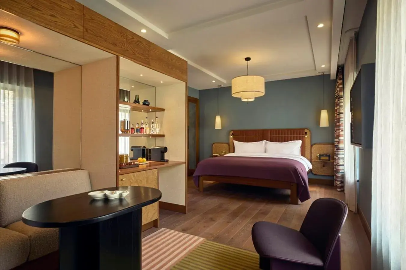 King Suite in Sir Devonshire Square Hotel, part of Sircle Collection King Suite in Sir Devonshire Square Hotel, part of Sircle Collection