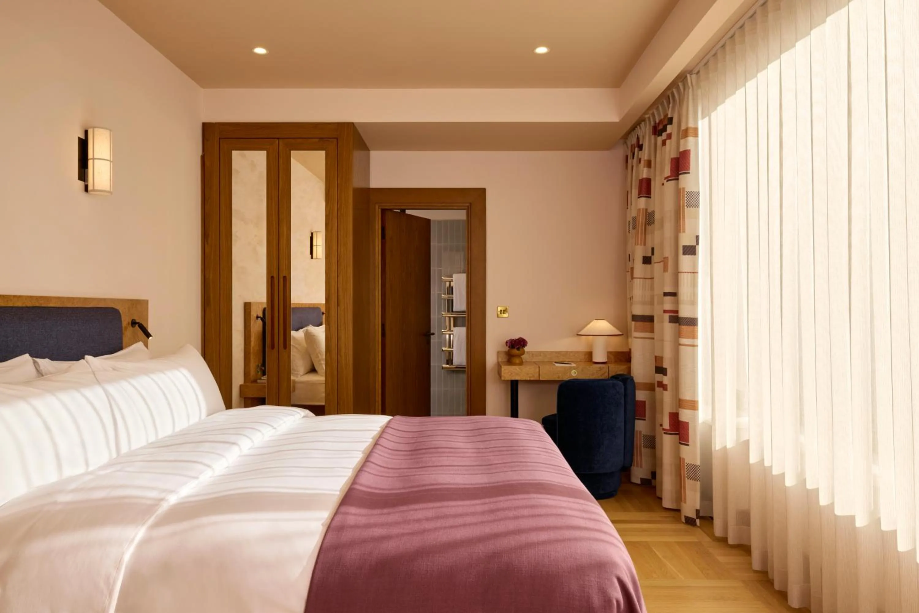 Bedroom, Bed in Sir Devonshire Square Hotel, part of Sircle Collection