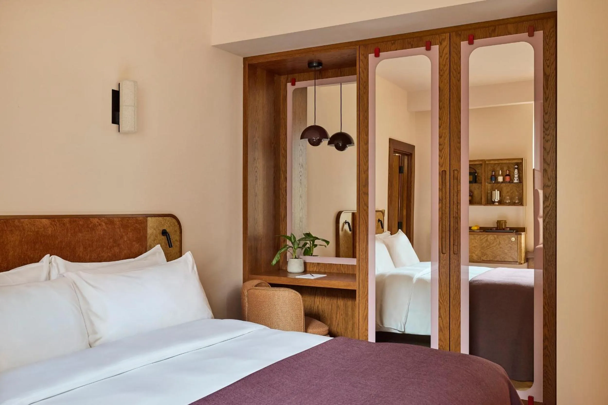 Bedroom, Bed in Sir Devonshire Square Hotel, part of Sircle Collection