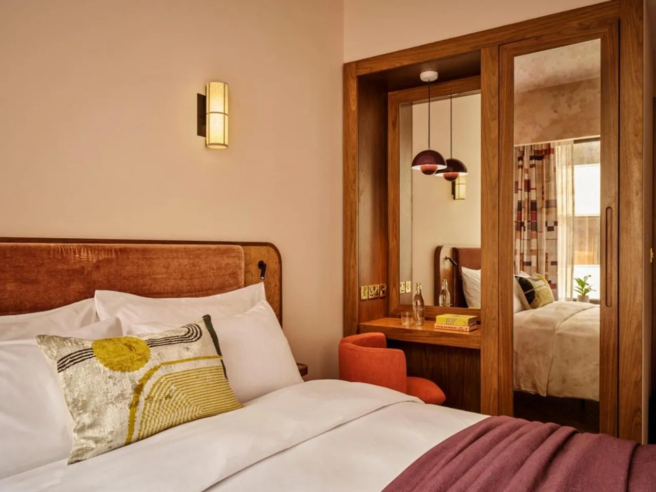 Bedroom, Bed in Sir Devonshire Square Hotel, part of Sircle Collection