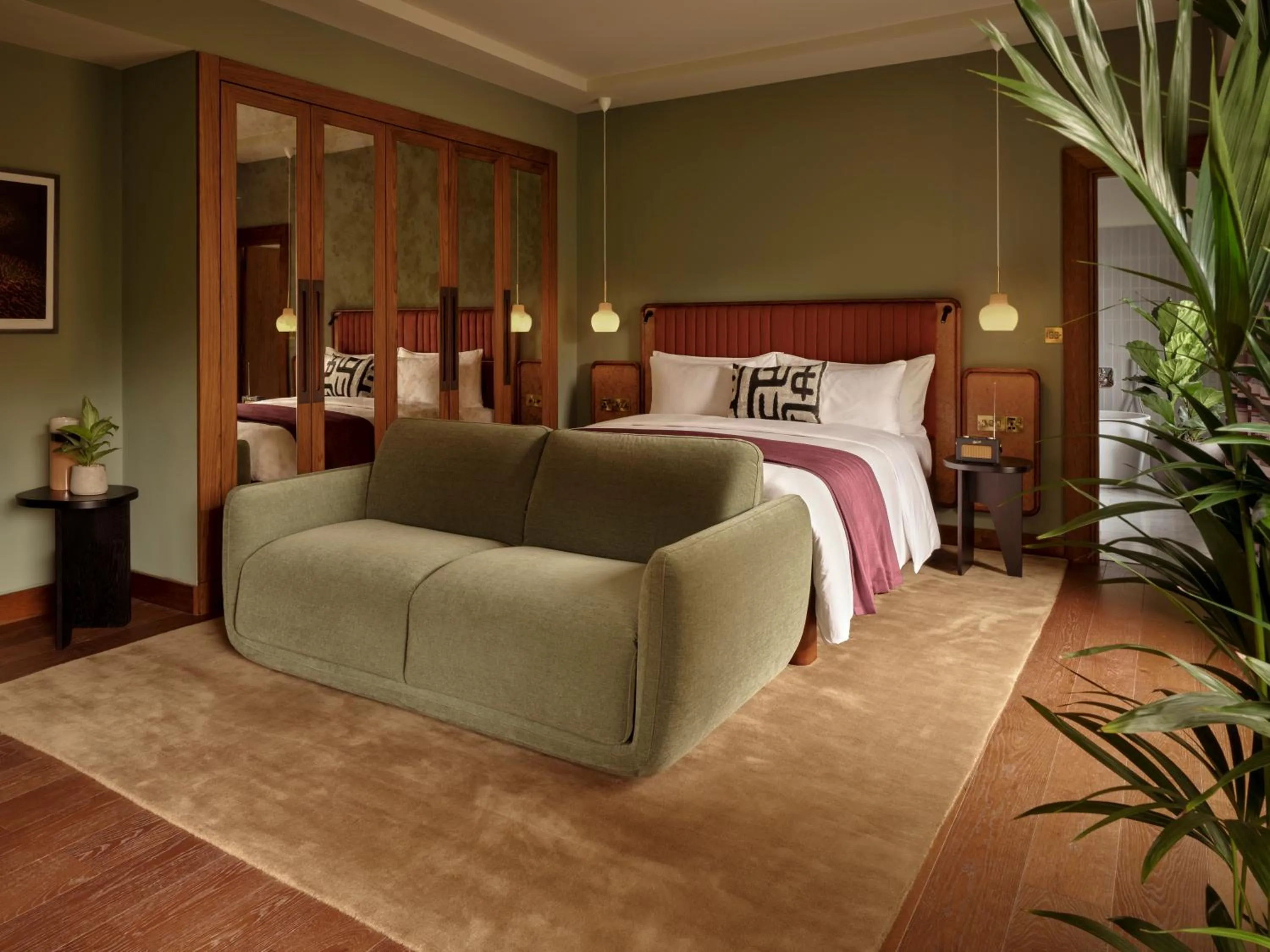 Bedroom, Bed in Sir Devonshire Square Hotel, part of Sircle Collection