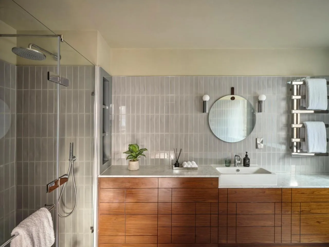 Bathroom in Sir Devonshire Square Hotel, part of Sircle Collection