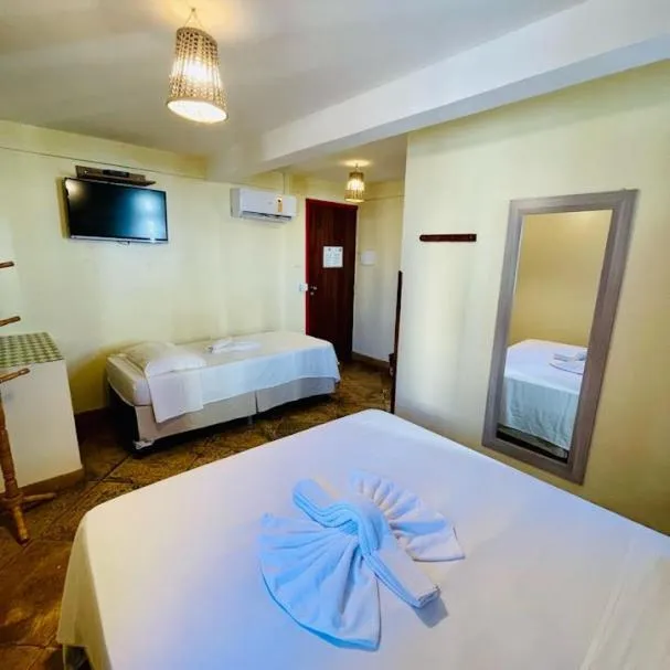 Bed in Pousada Fortal Villa Praia