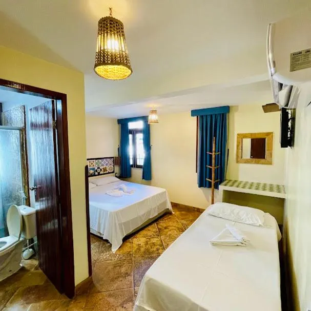 Bed in Pousada Fortal Villa Praia