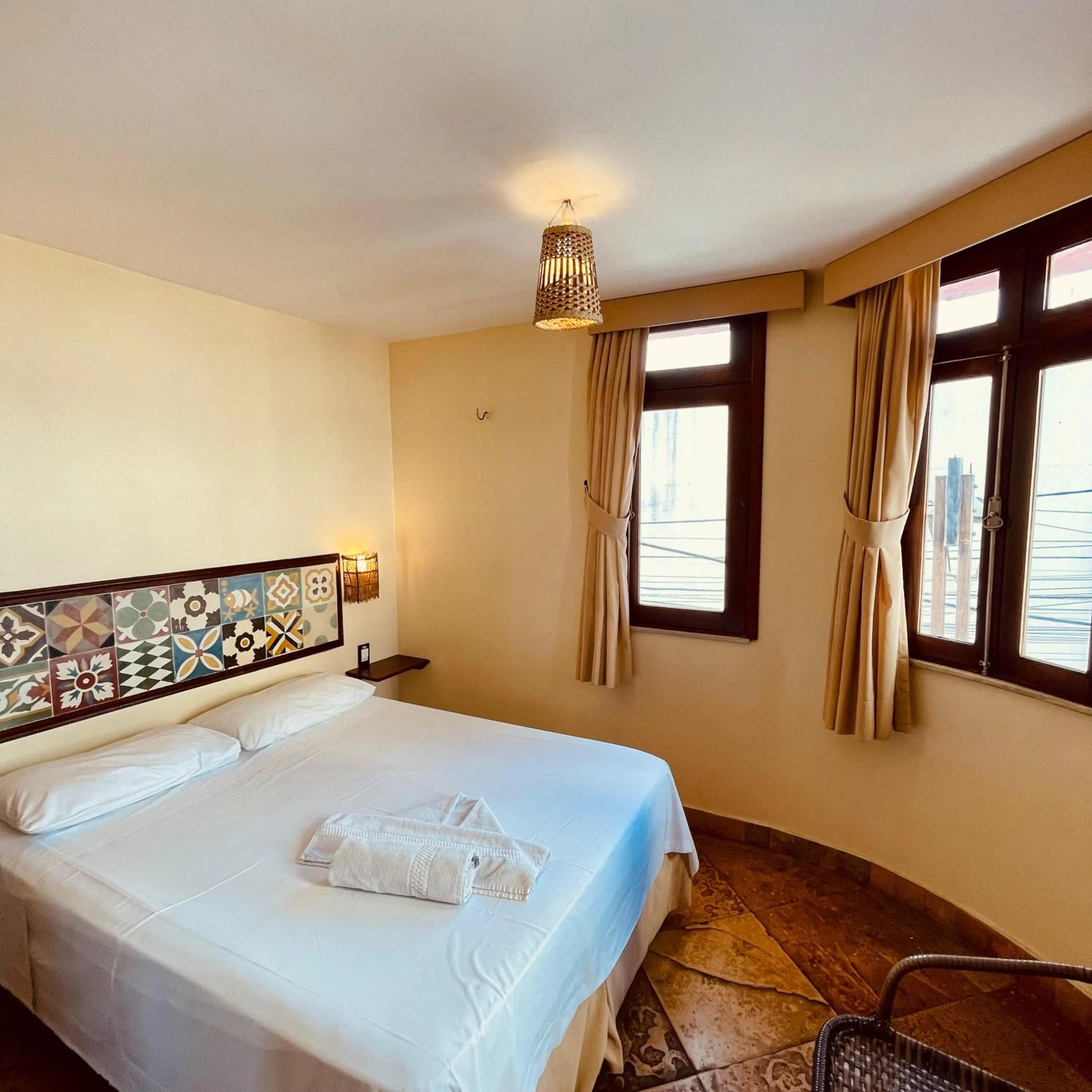 Bed in Pousada Fortal Villa Praia