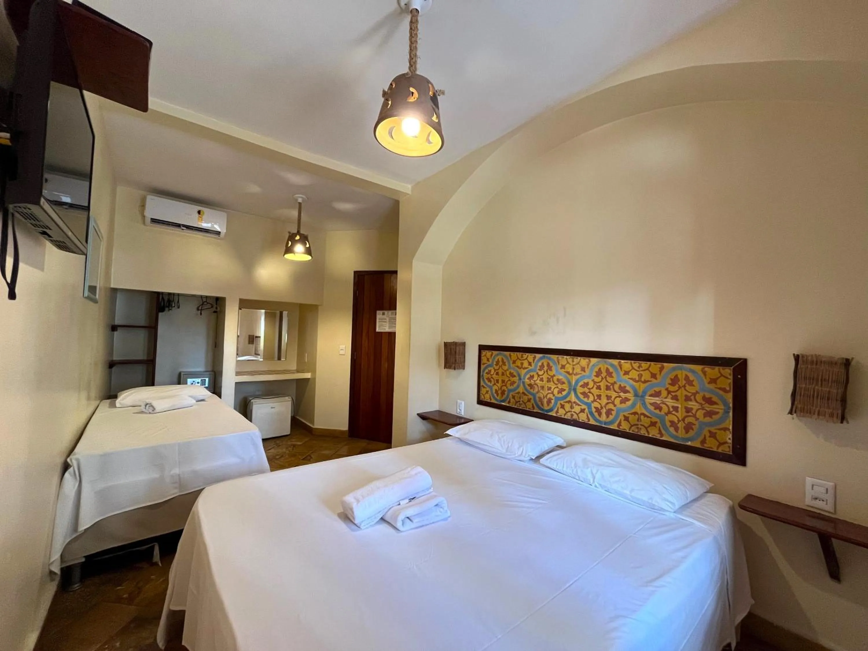 Bed in Pousada Fortal Villa Praia