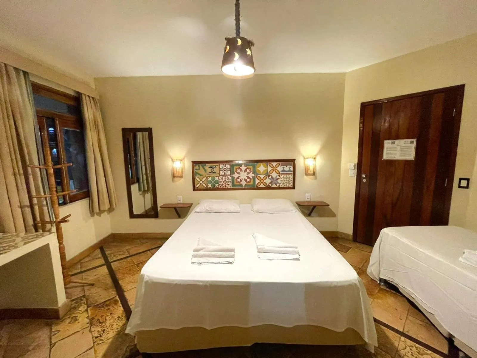 Bed in Pousada Fortal Villa Praia