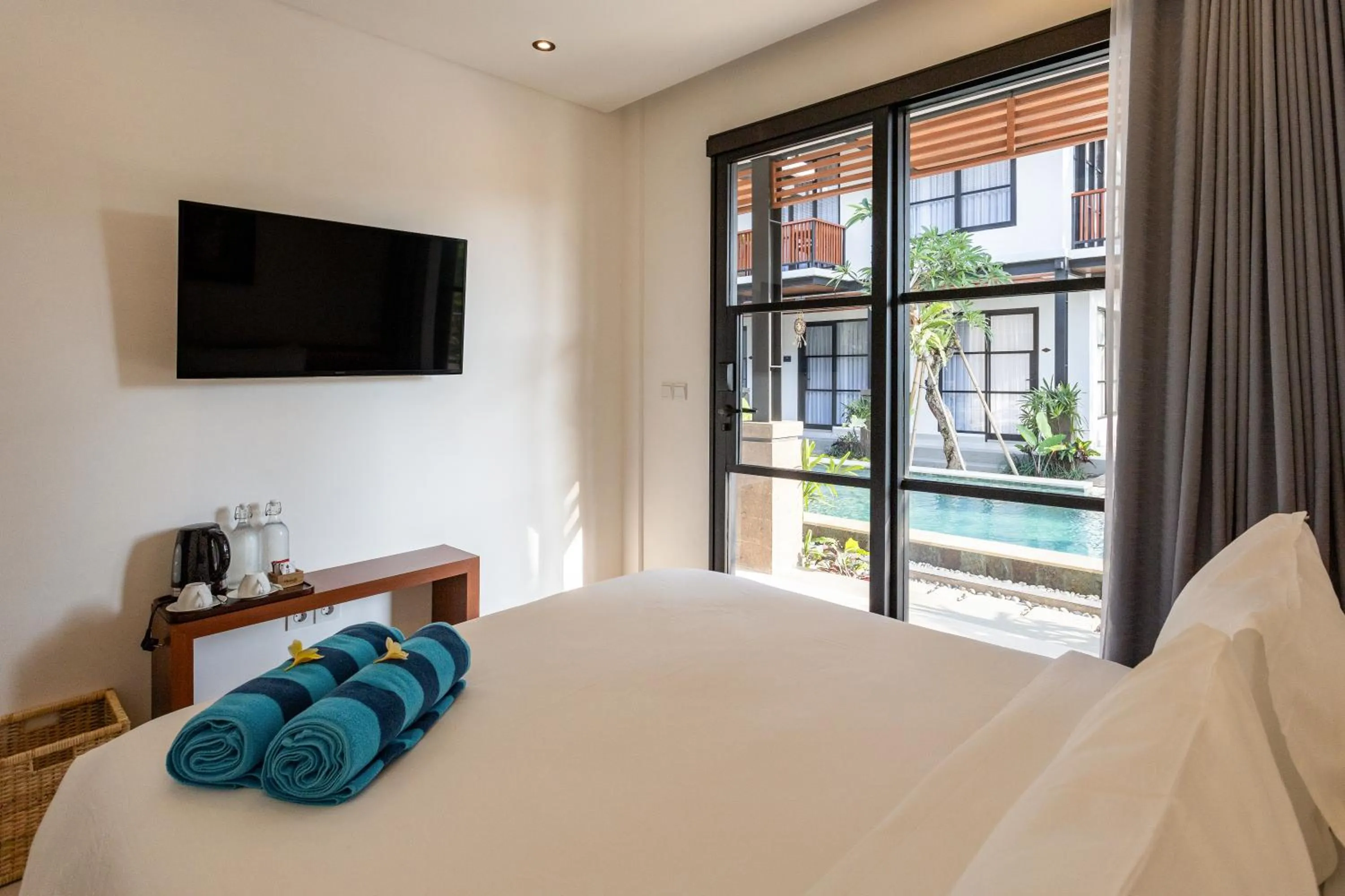 Bedroom, Bed in Paripadi Studio Canggu