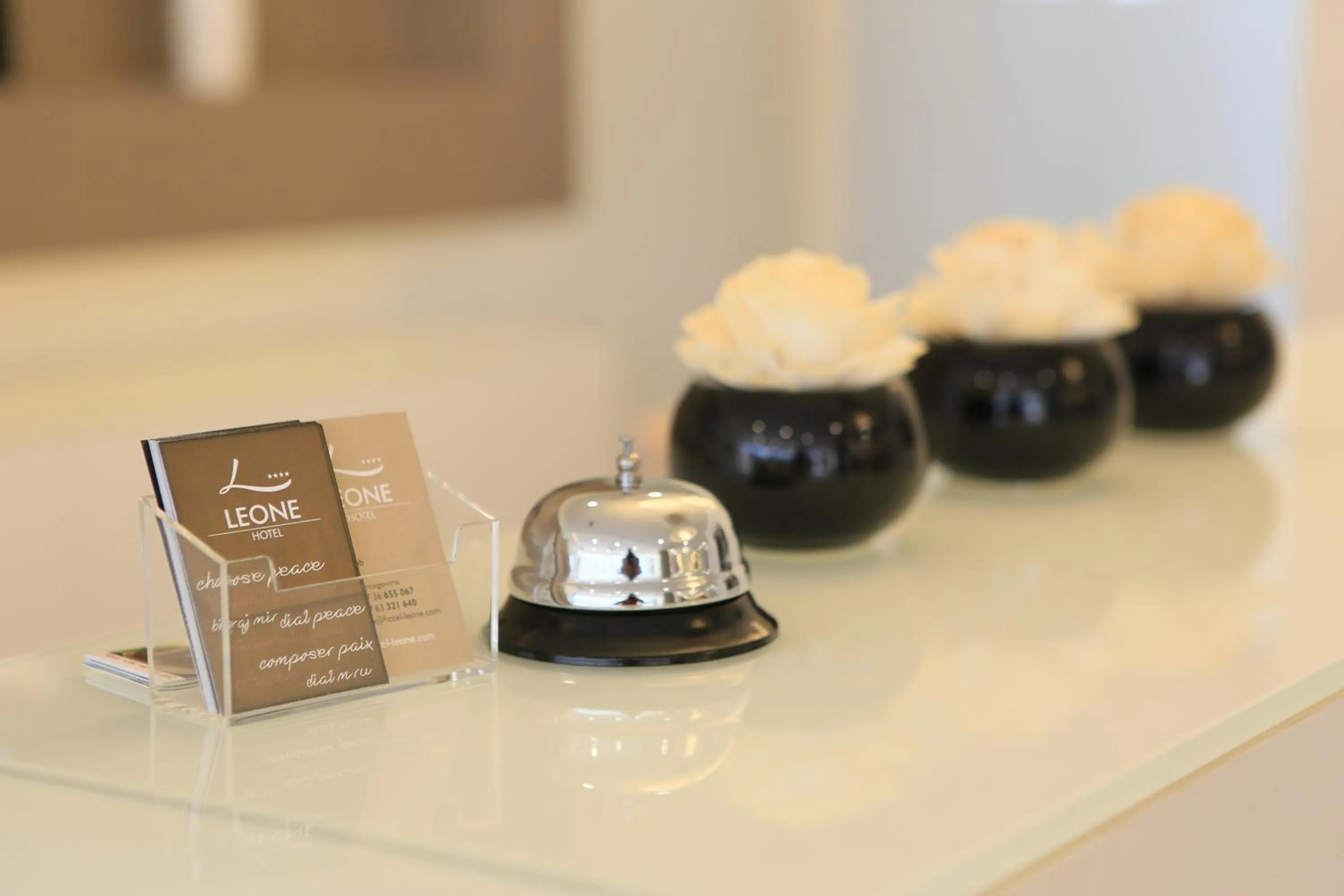 Lobby or reception in Hotel Leone