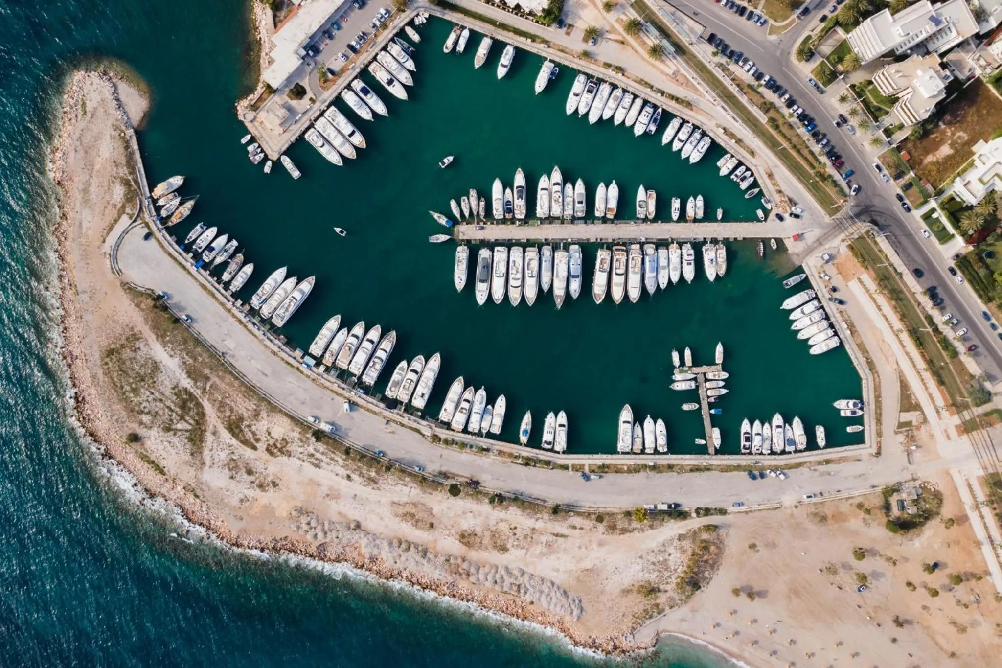 Bird's eye view in Kreoli Suites Glyfada