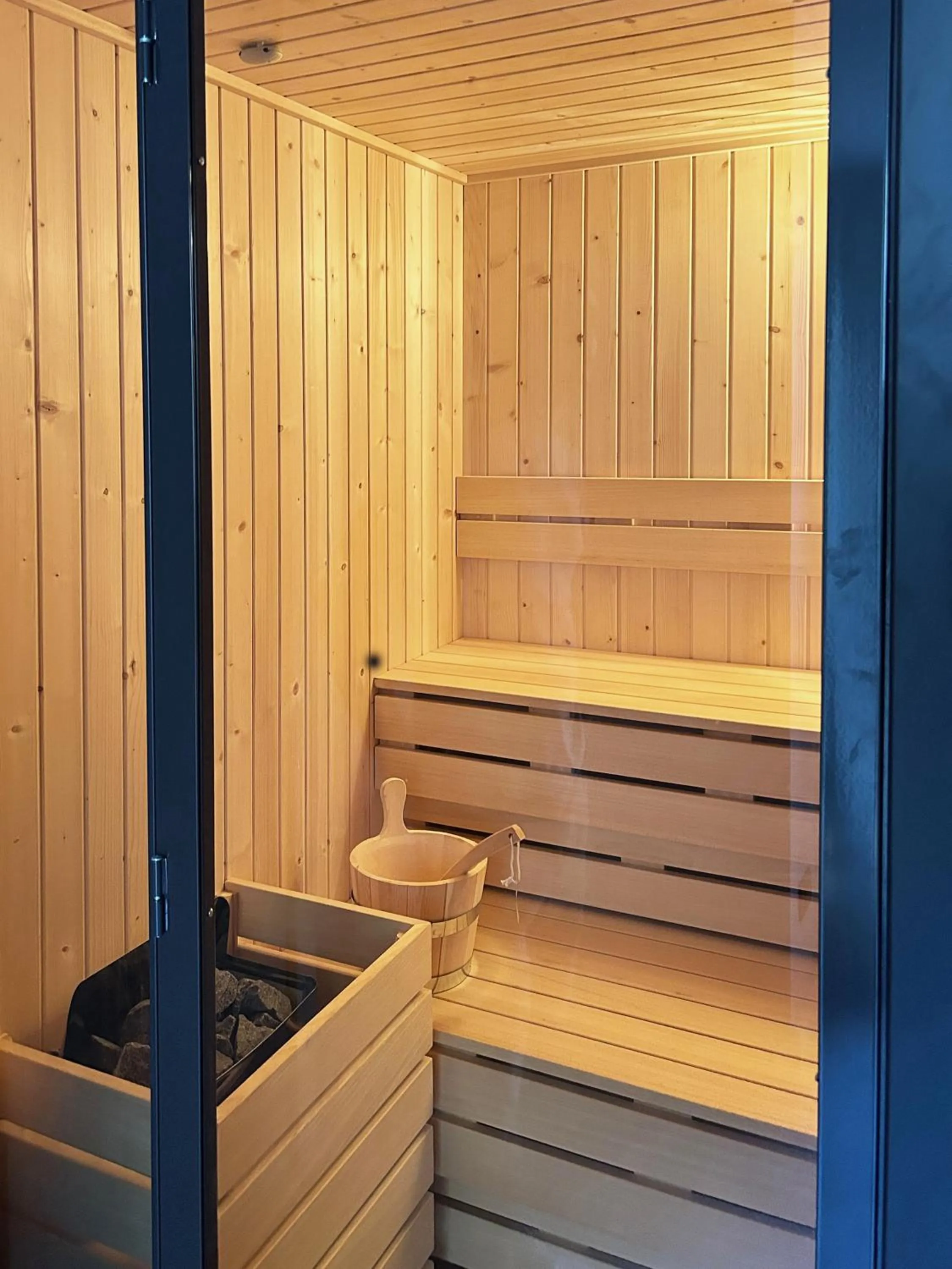 Sauna in Roiss Haus Suites