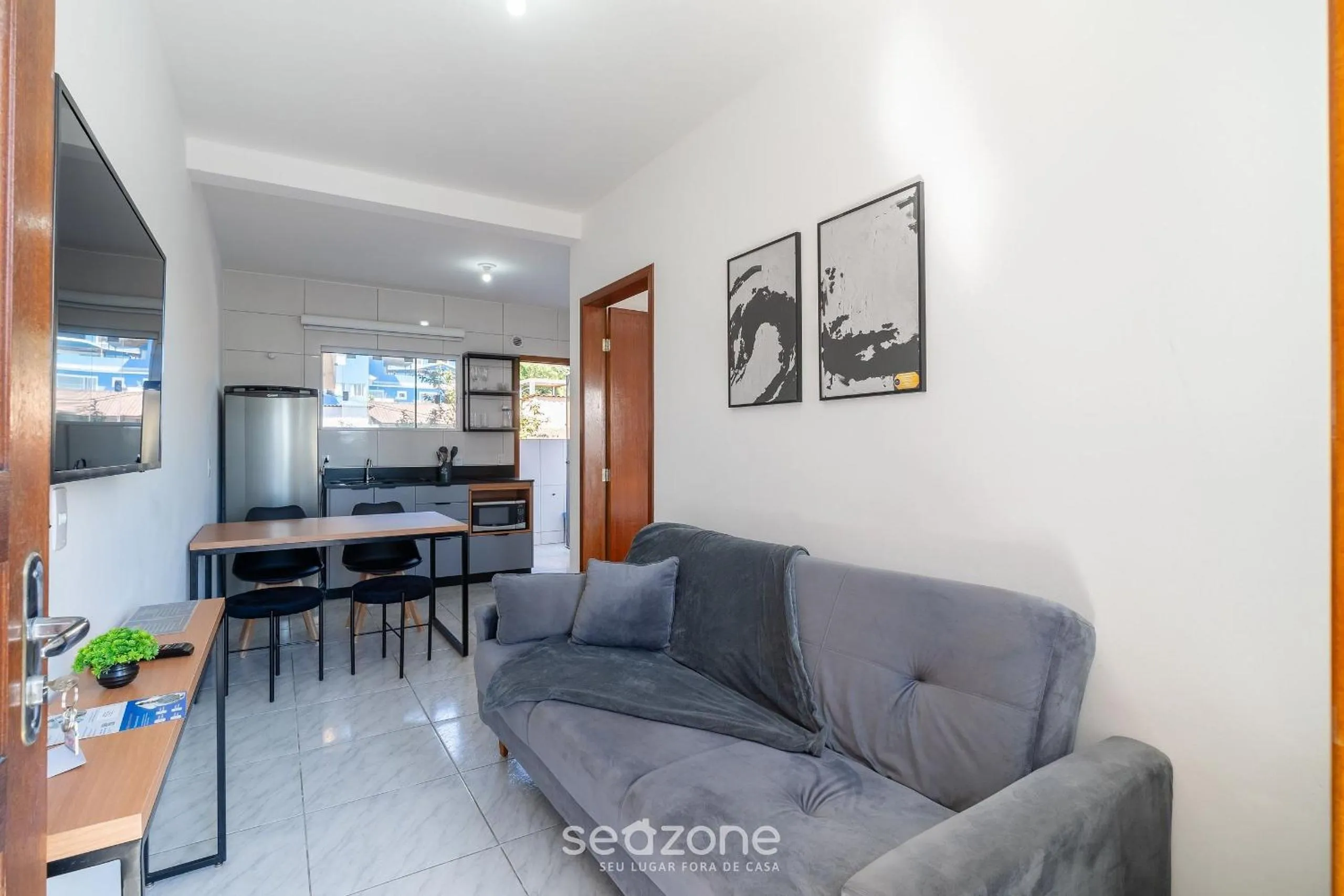 Living room in Apartamentos em Jurerê - JMA