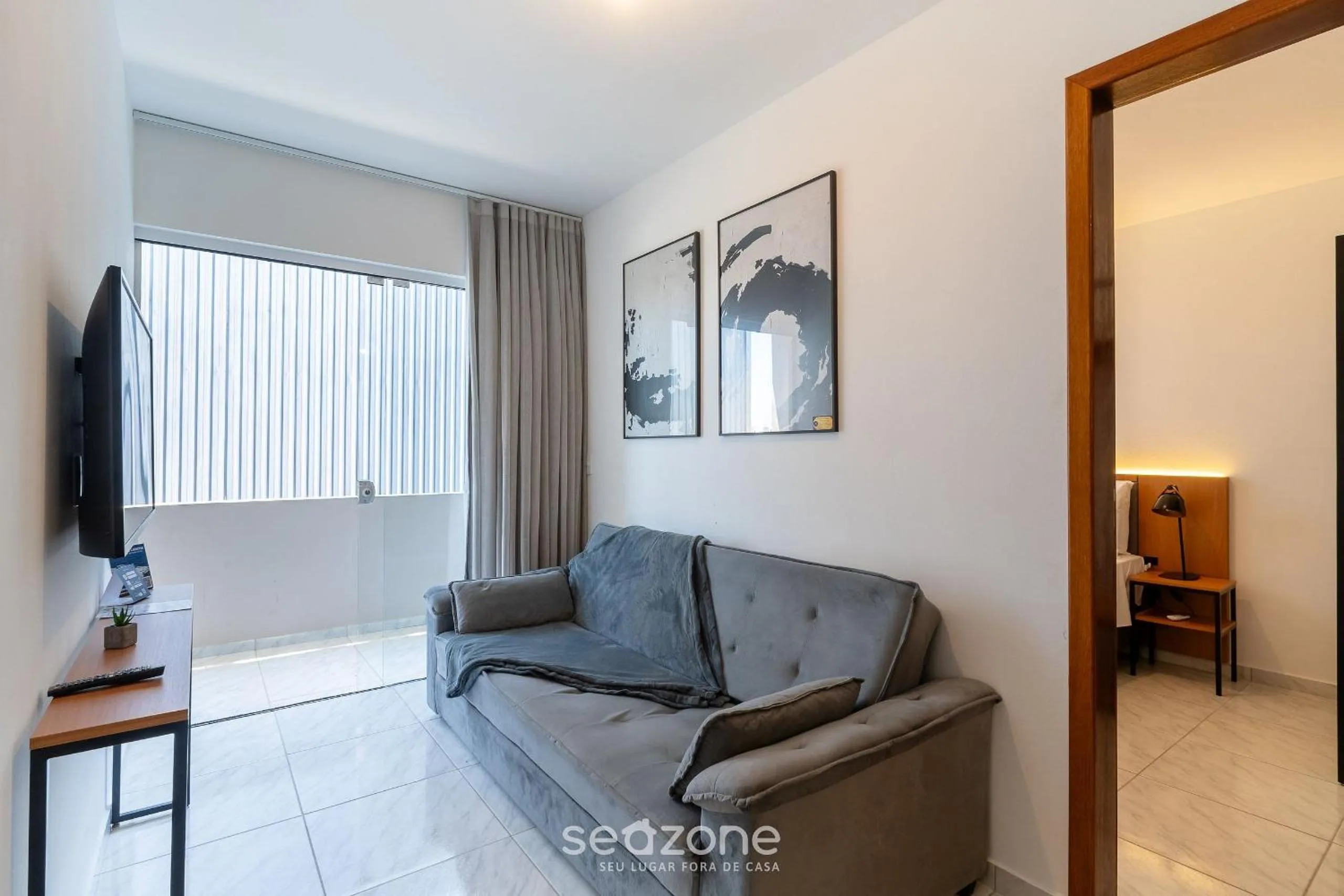 Living room in Apartamentos em Jurerê - JMA