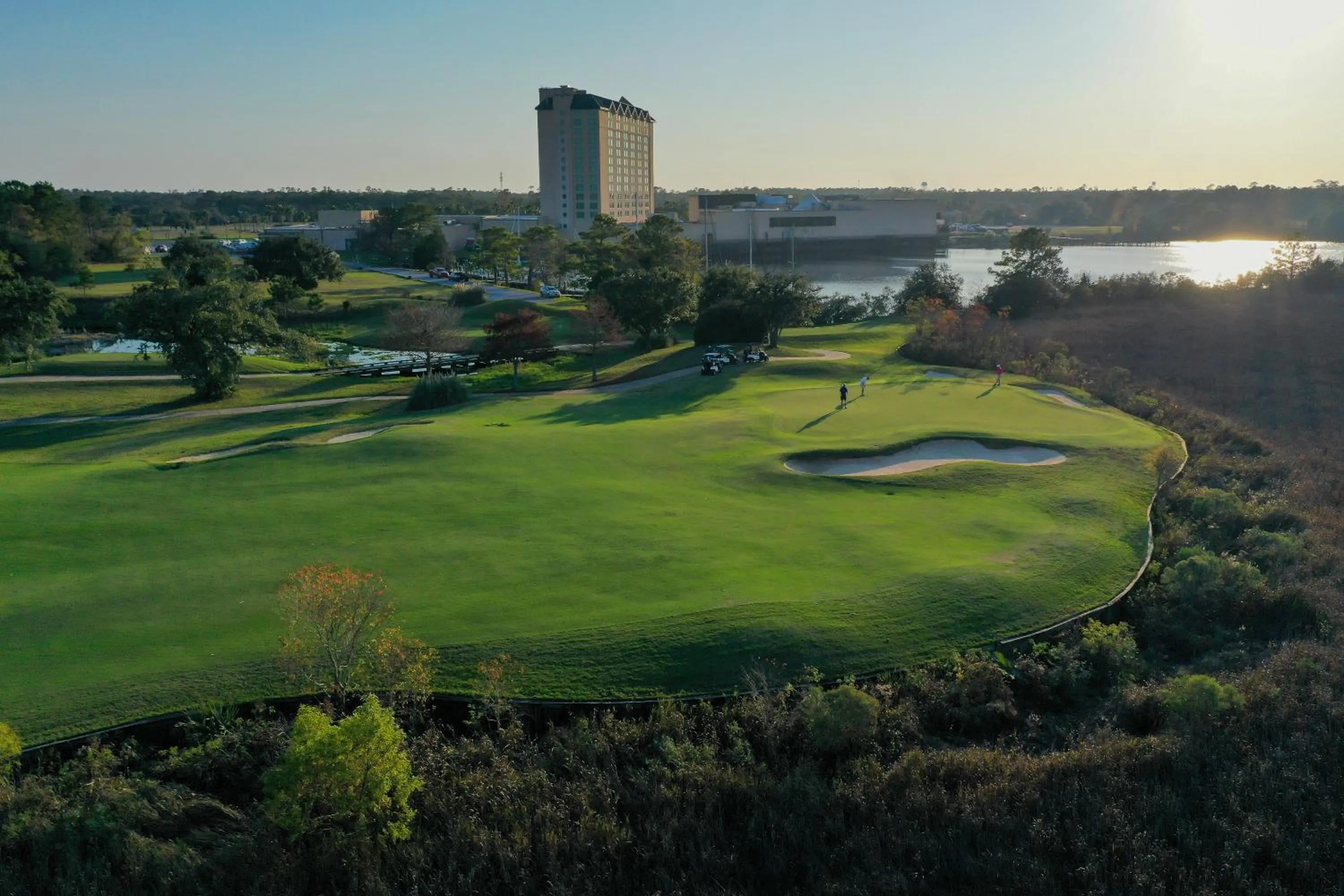 Golfcourse in Hollywood Casino Gulf Coast