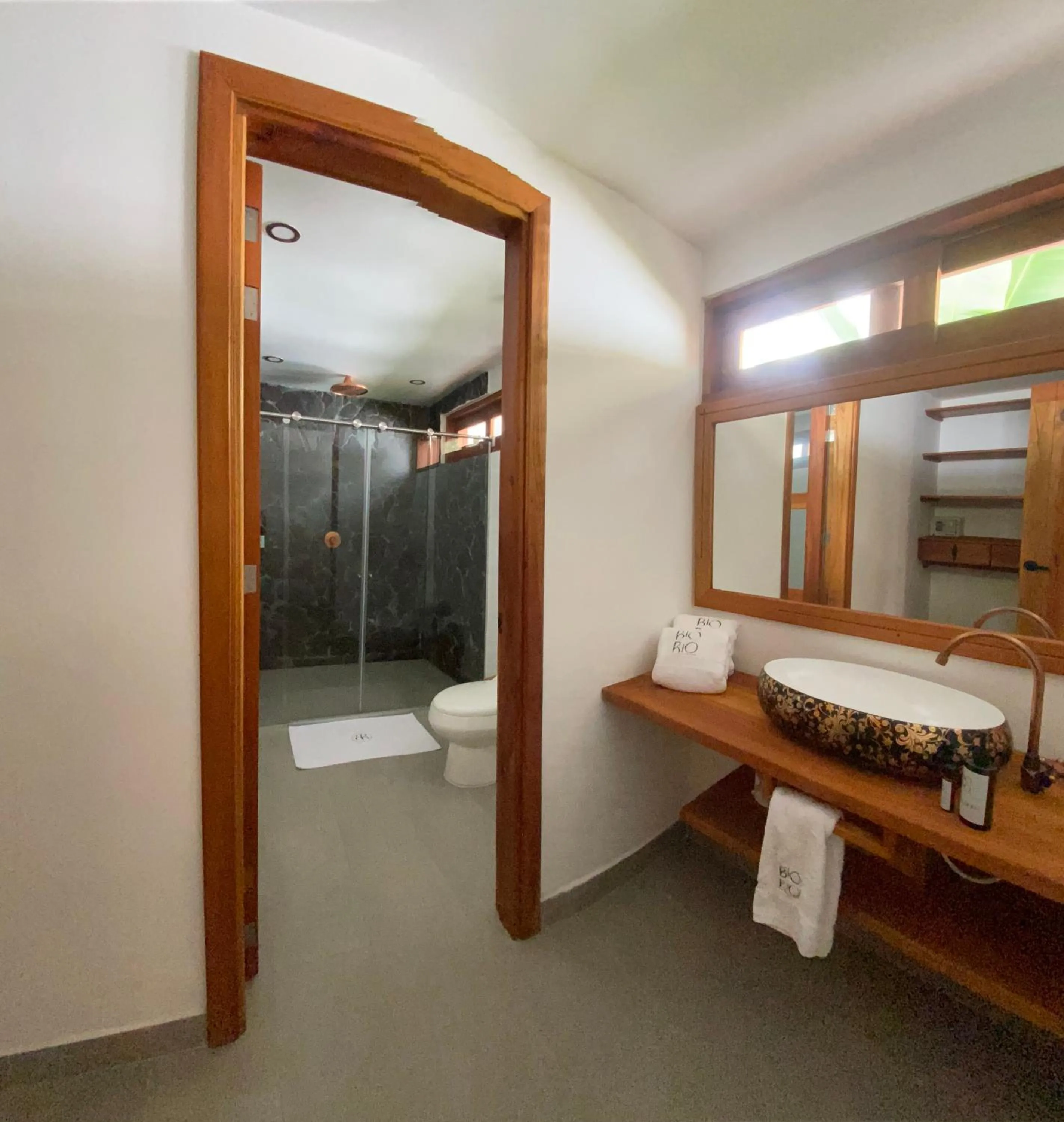 Shower in Bio Rio Hotel