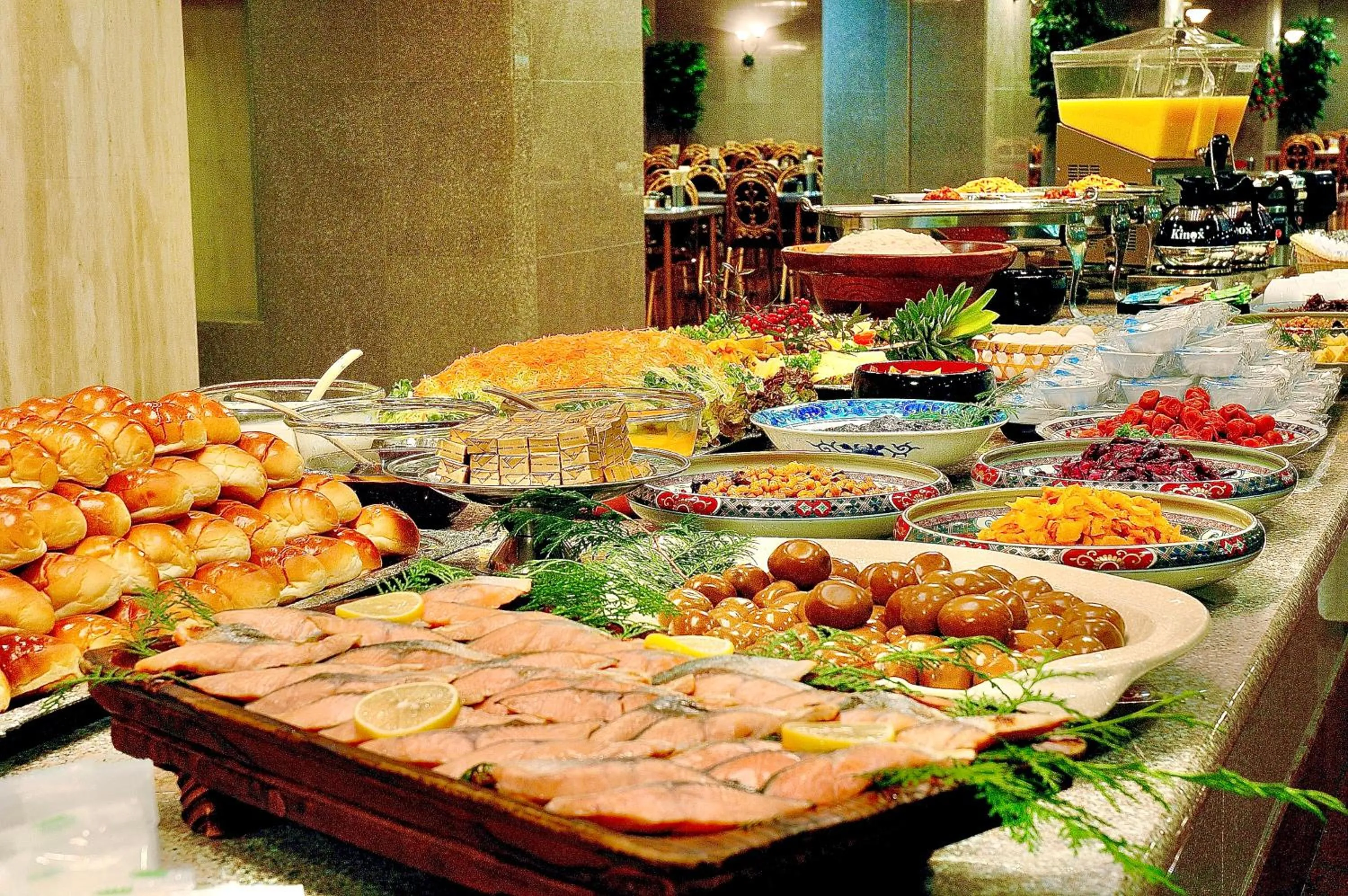 Buffet breakfast in Okayama Ekimae Universal Hotel