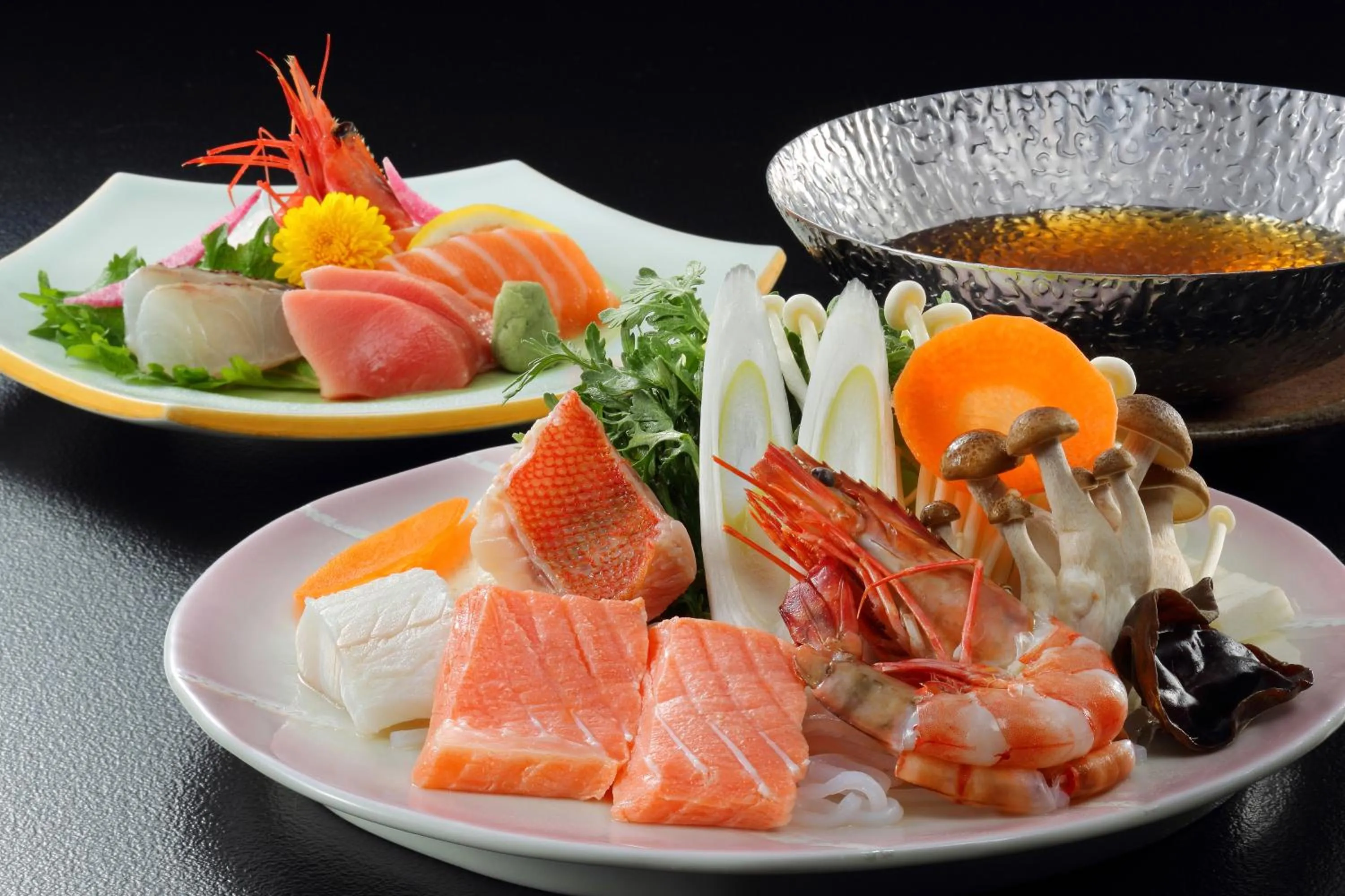 Food close-up in Annex Fujiya Ryokan