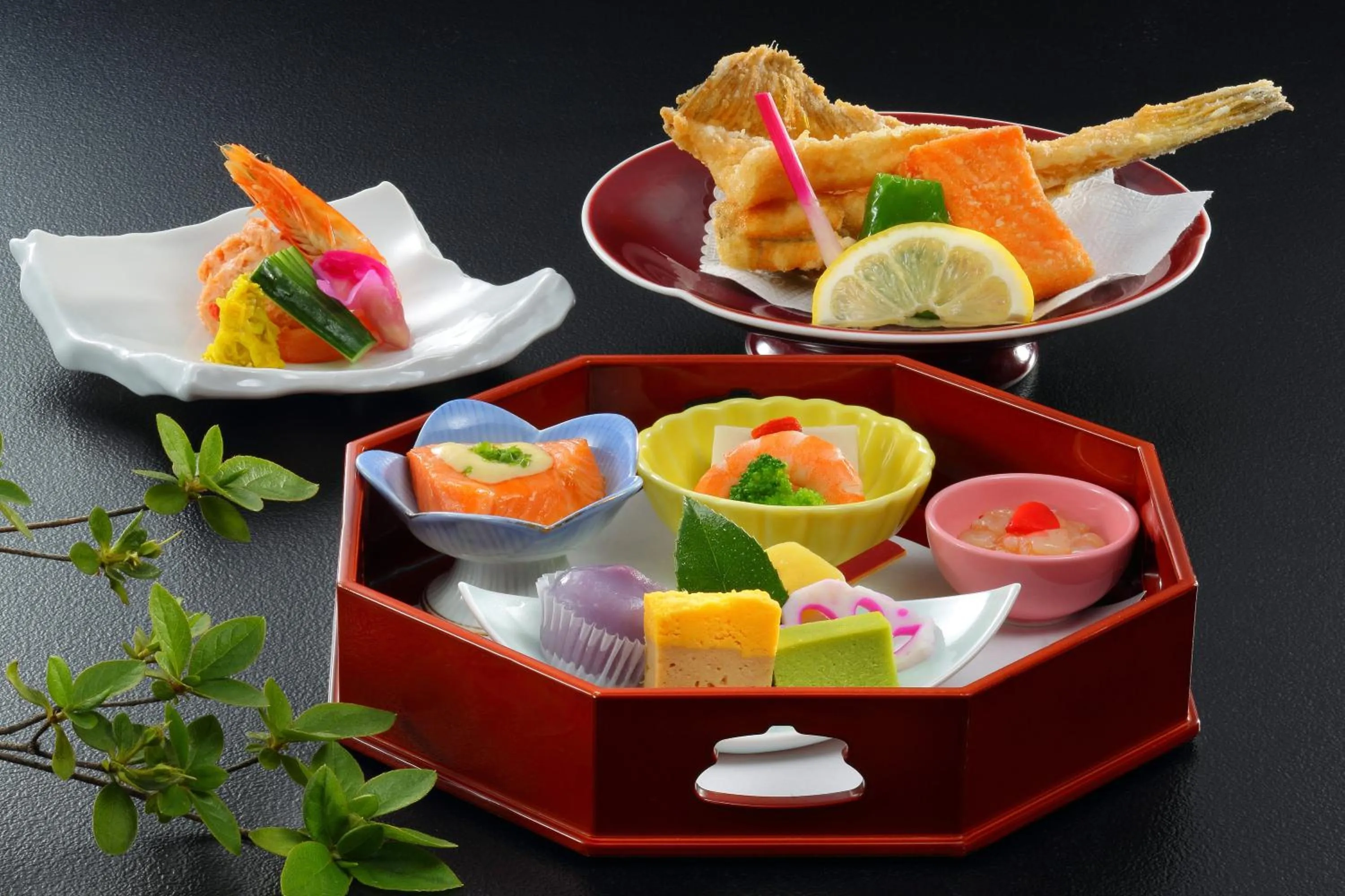 Dinner in Annex Fujiya Ryokan