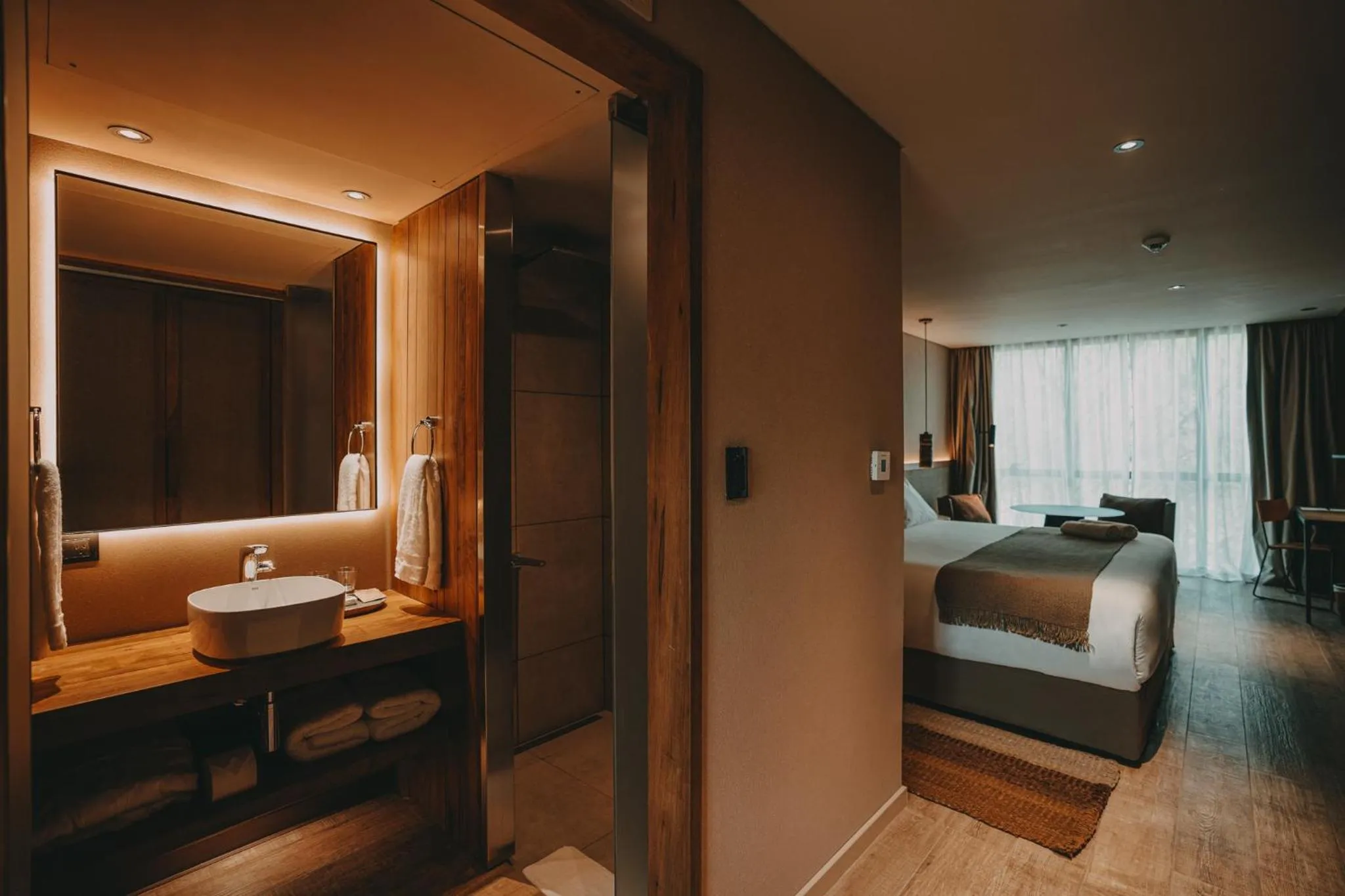 Bed in Get Hotel Molvento, AKEN SOUL Collection