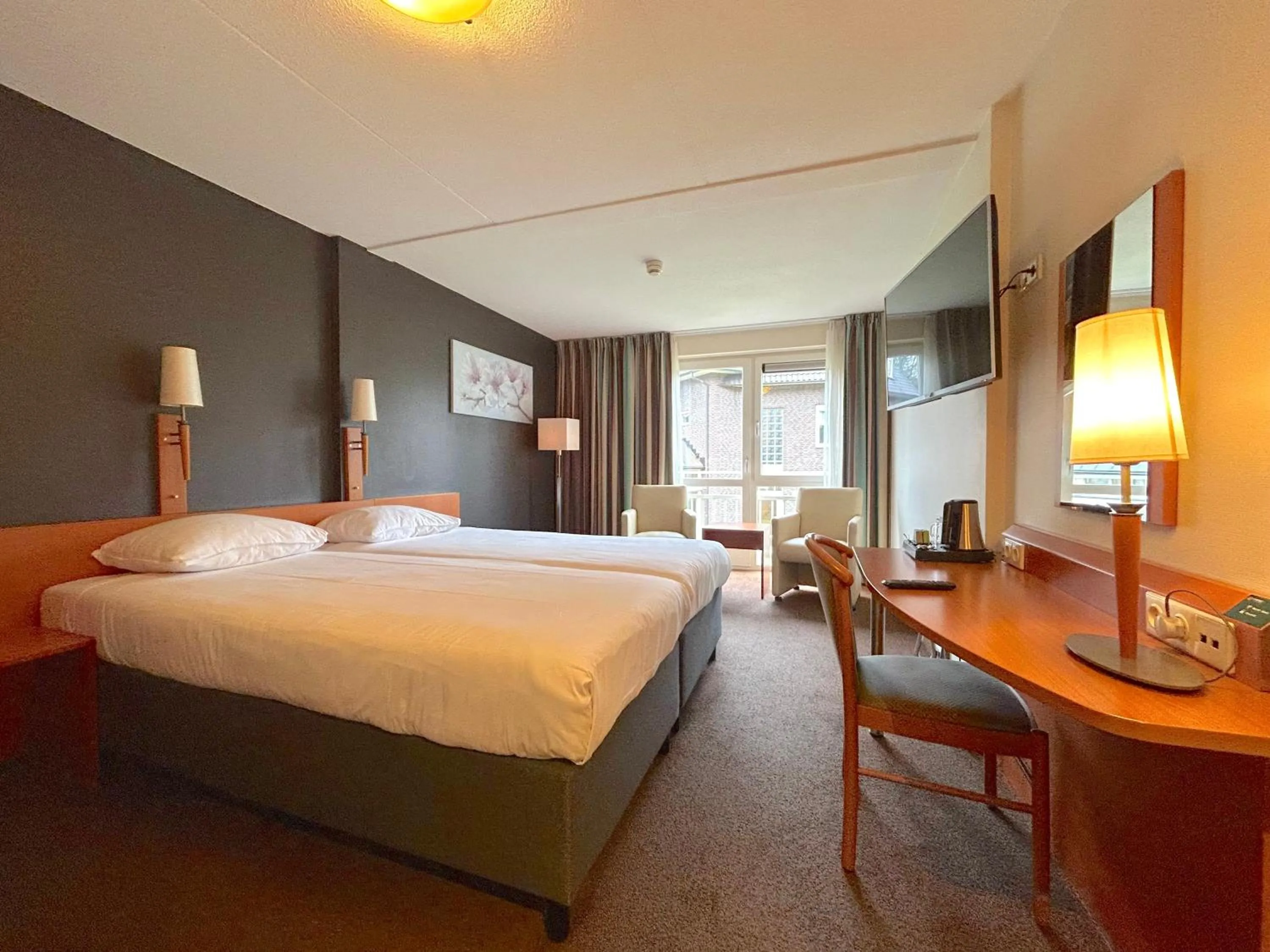 Bed in Hotel De Werelt Garderen