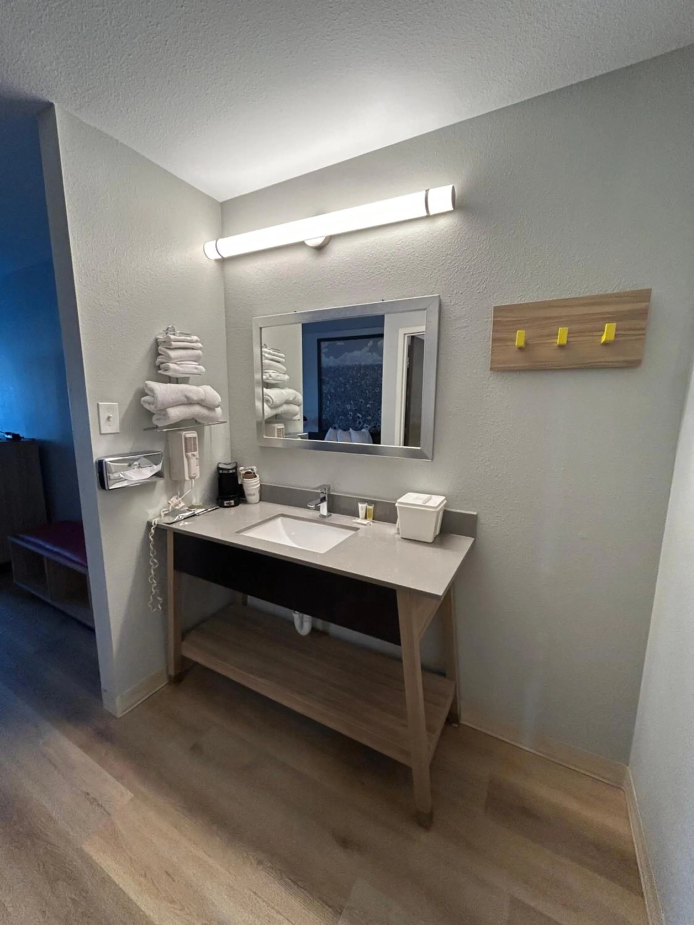 Bathroom in Super 8 by Wyndham Sterling CO