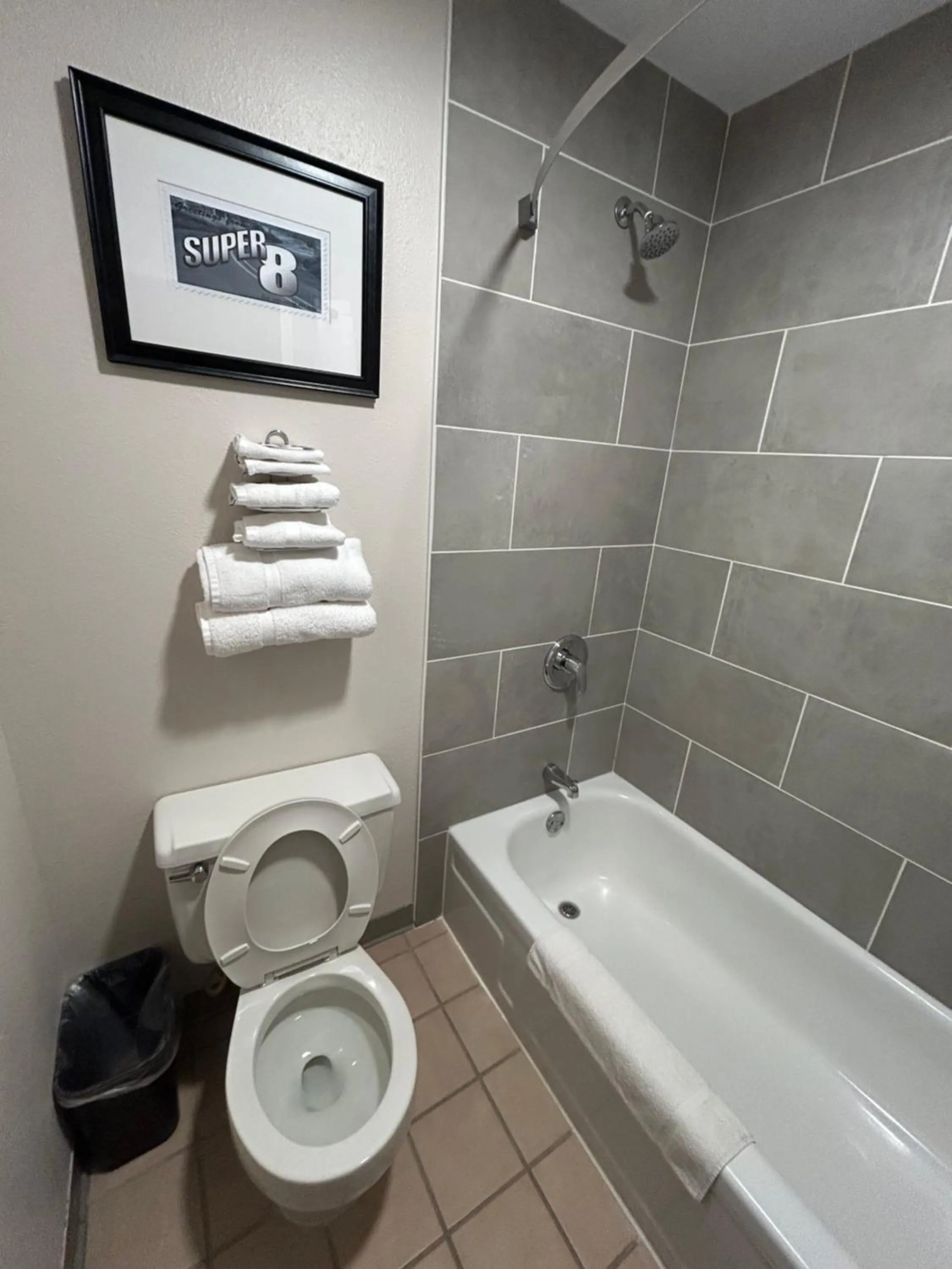 Bathroom in Super 8 by Wyndham Sterling CO